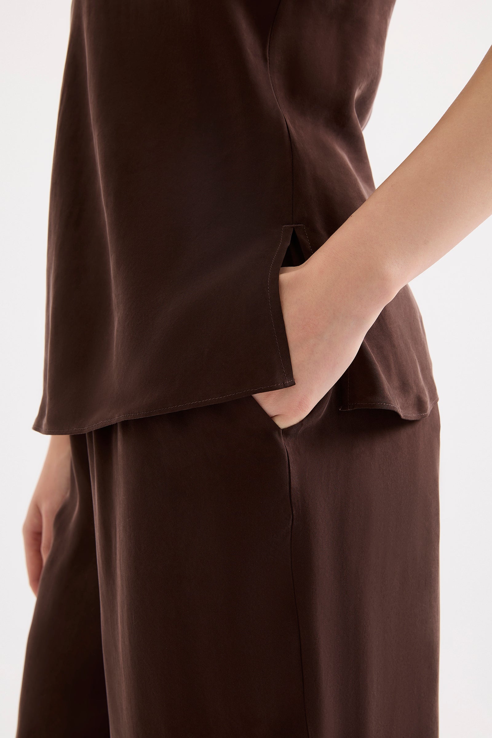 Thilda Linen Pant Raisin 