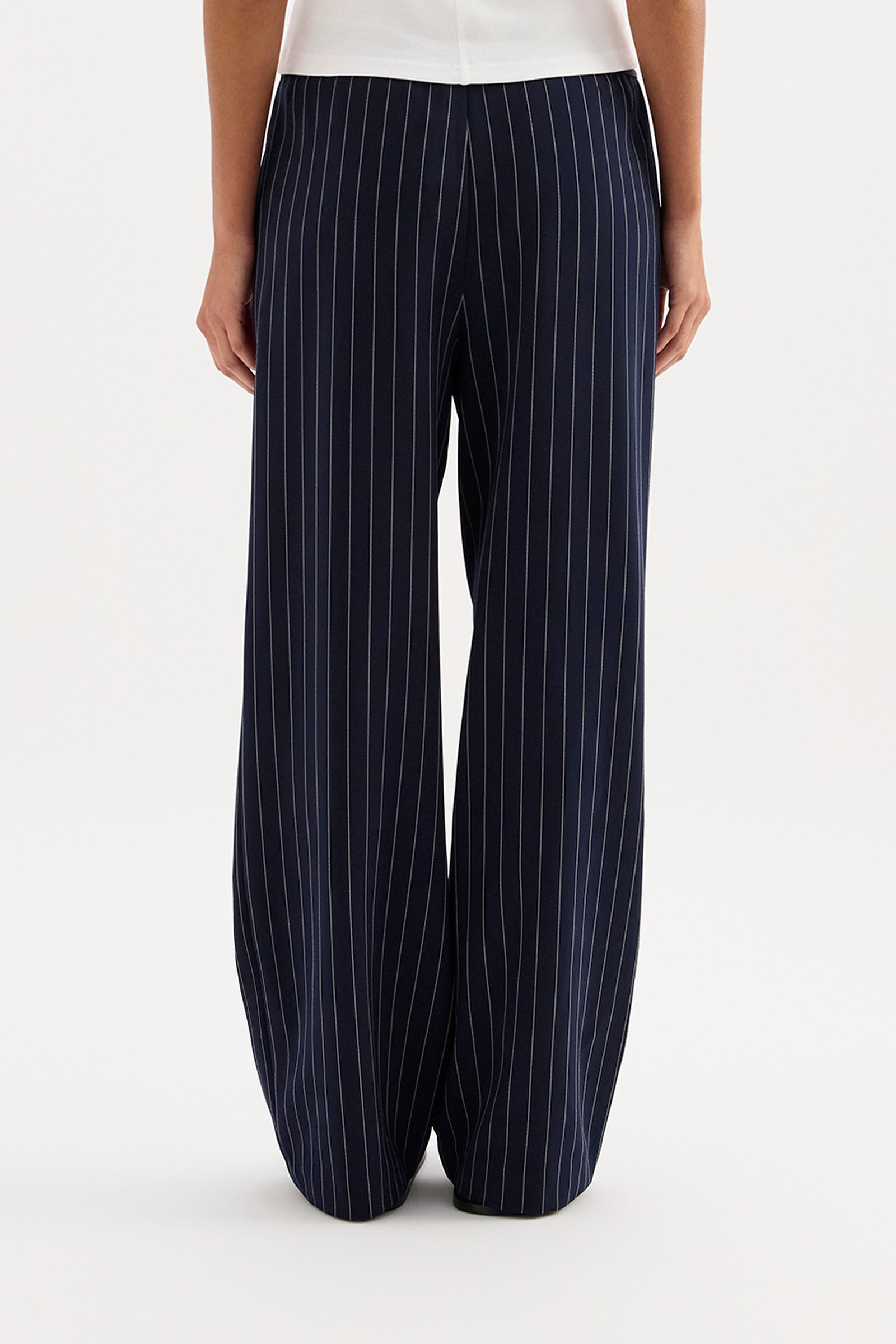 Maree Pinstripe Pant Midnight Stripe 