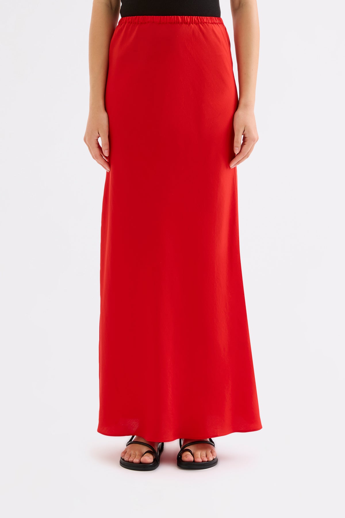 Jaslynn Tencel Skirt Poppy 
