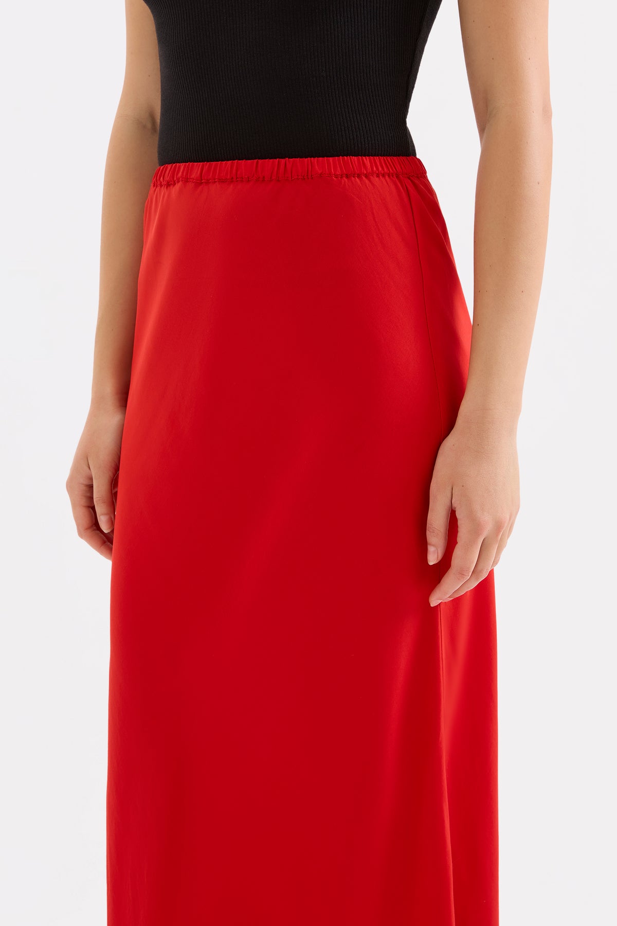 Jaslynn Tencel Skirt Poppy 