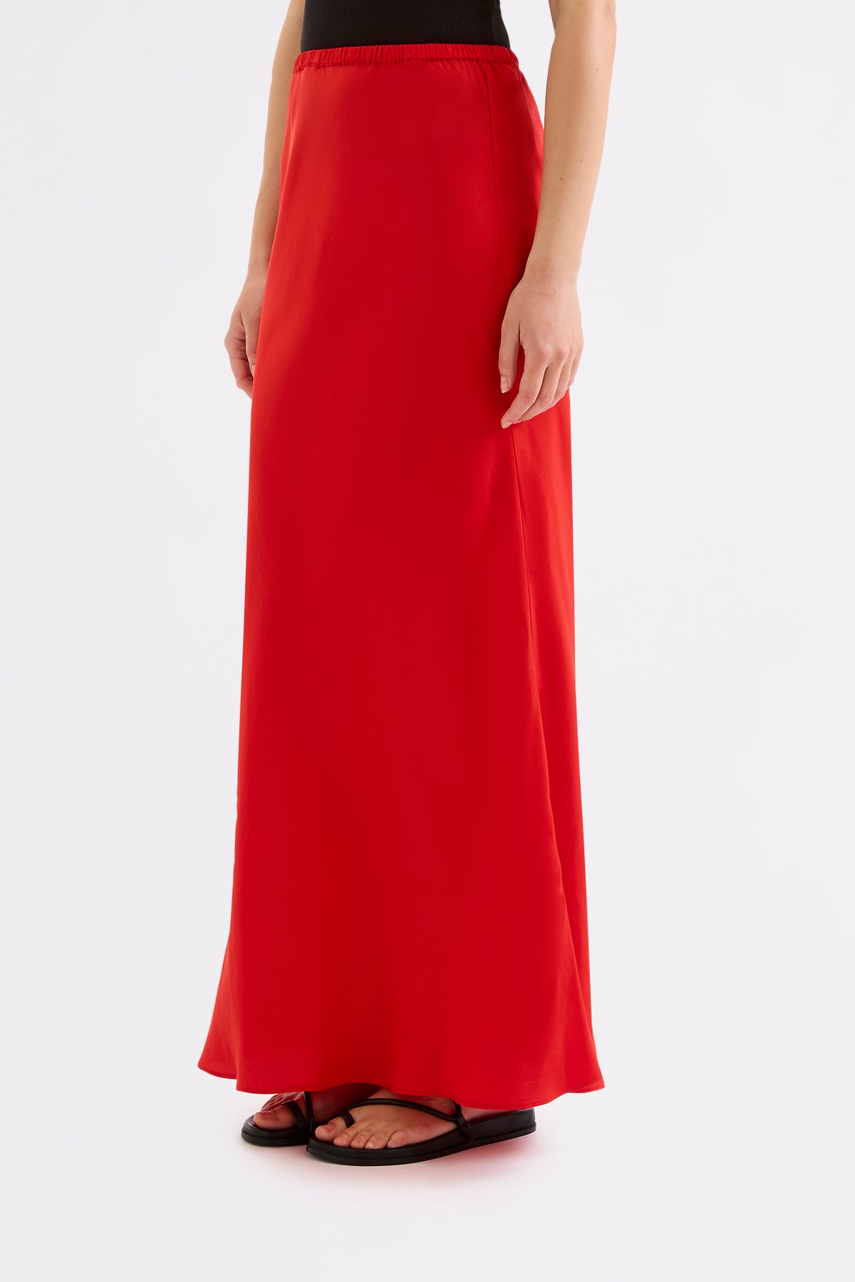 Jaslynn Tencel Skirt Poppy 