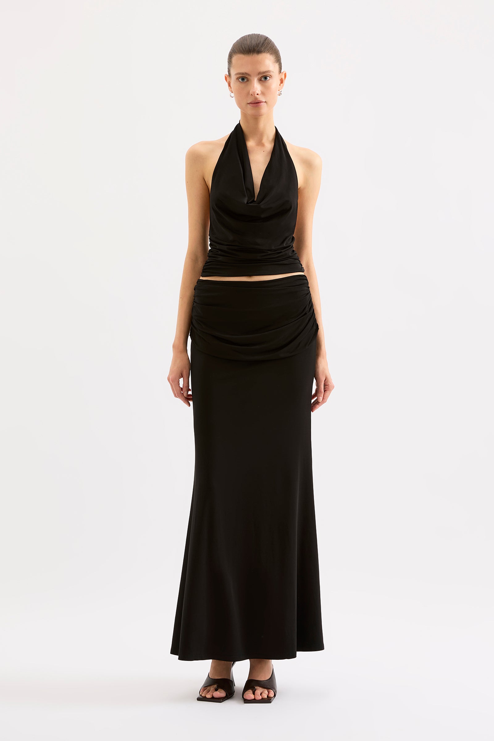 Hana Maxi Skirt Black 