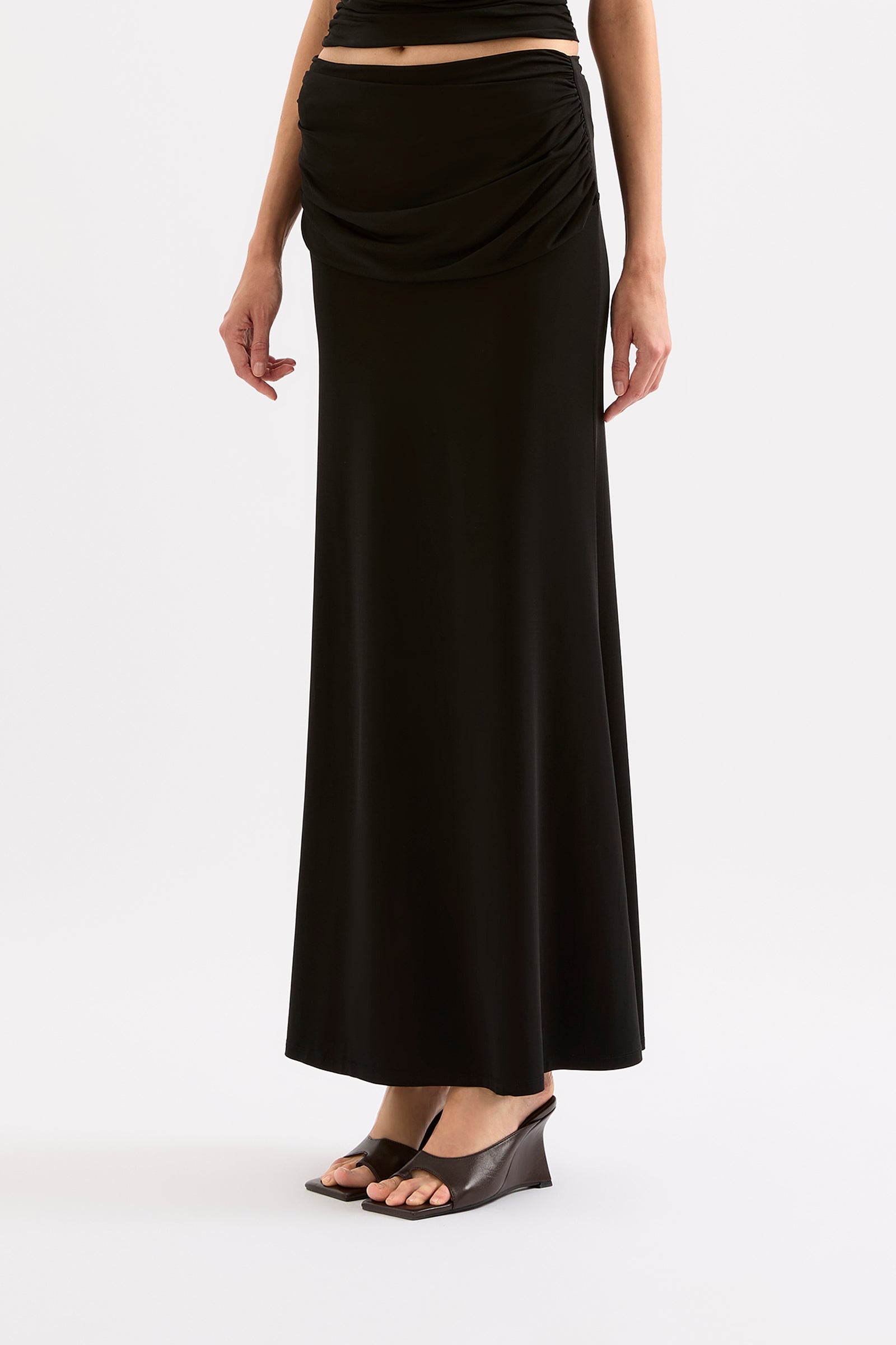 Hana Maxi Skirt Black 