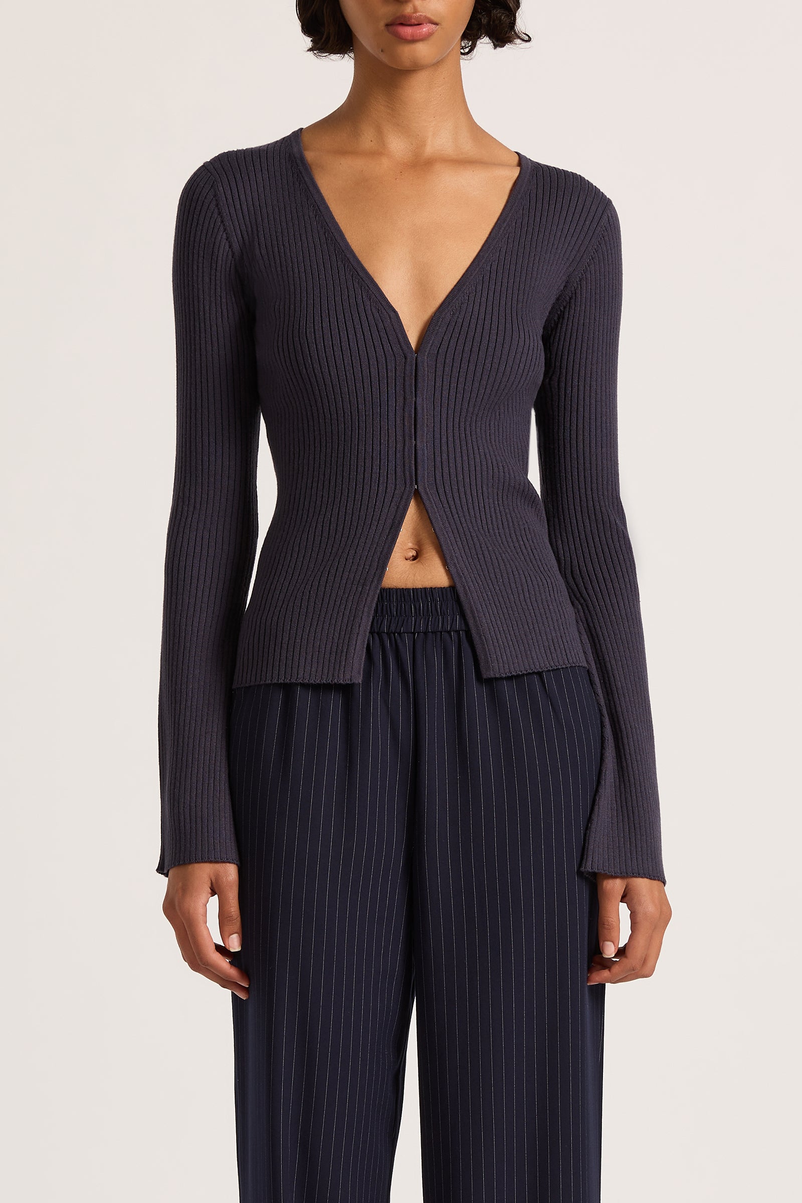 Ettiene Knit Cardigan Indigo 