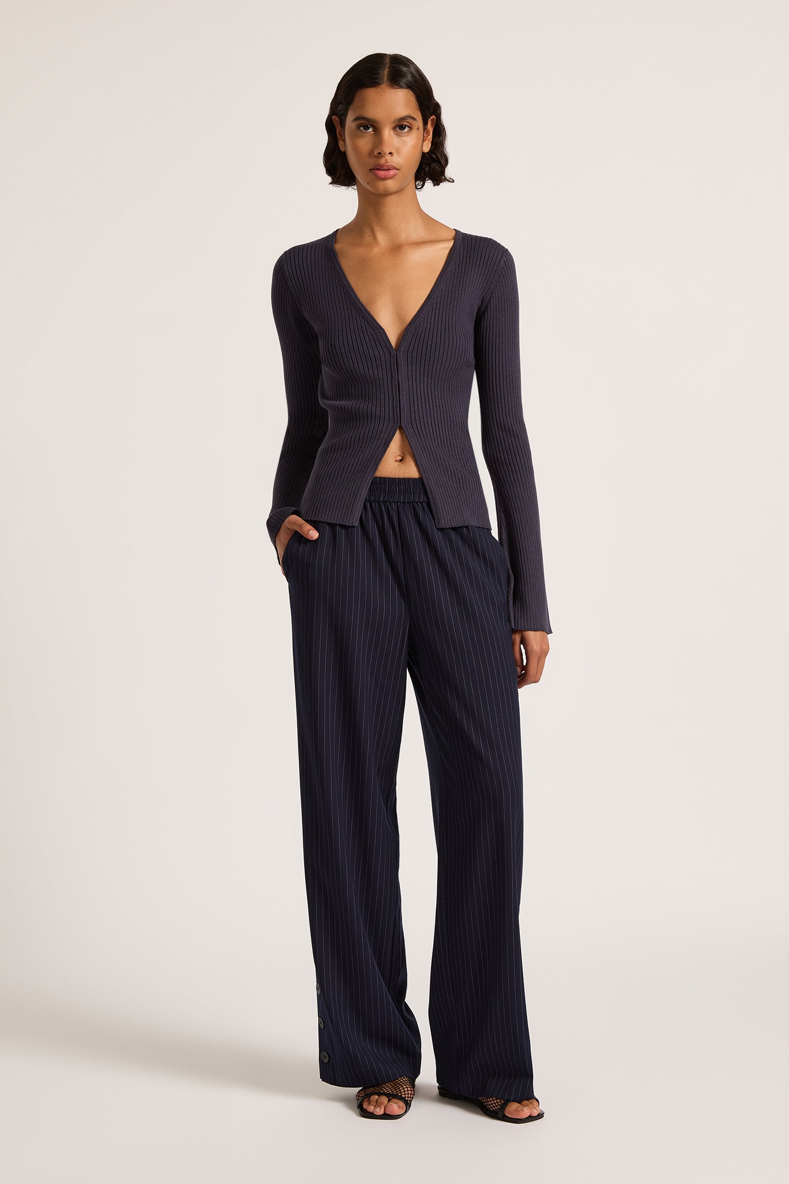 Ettiene Knit Cardigan Indigo 