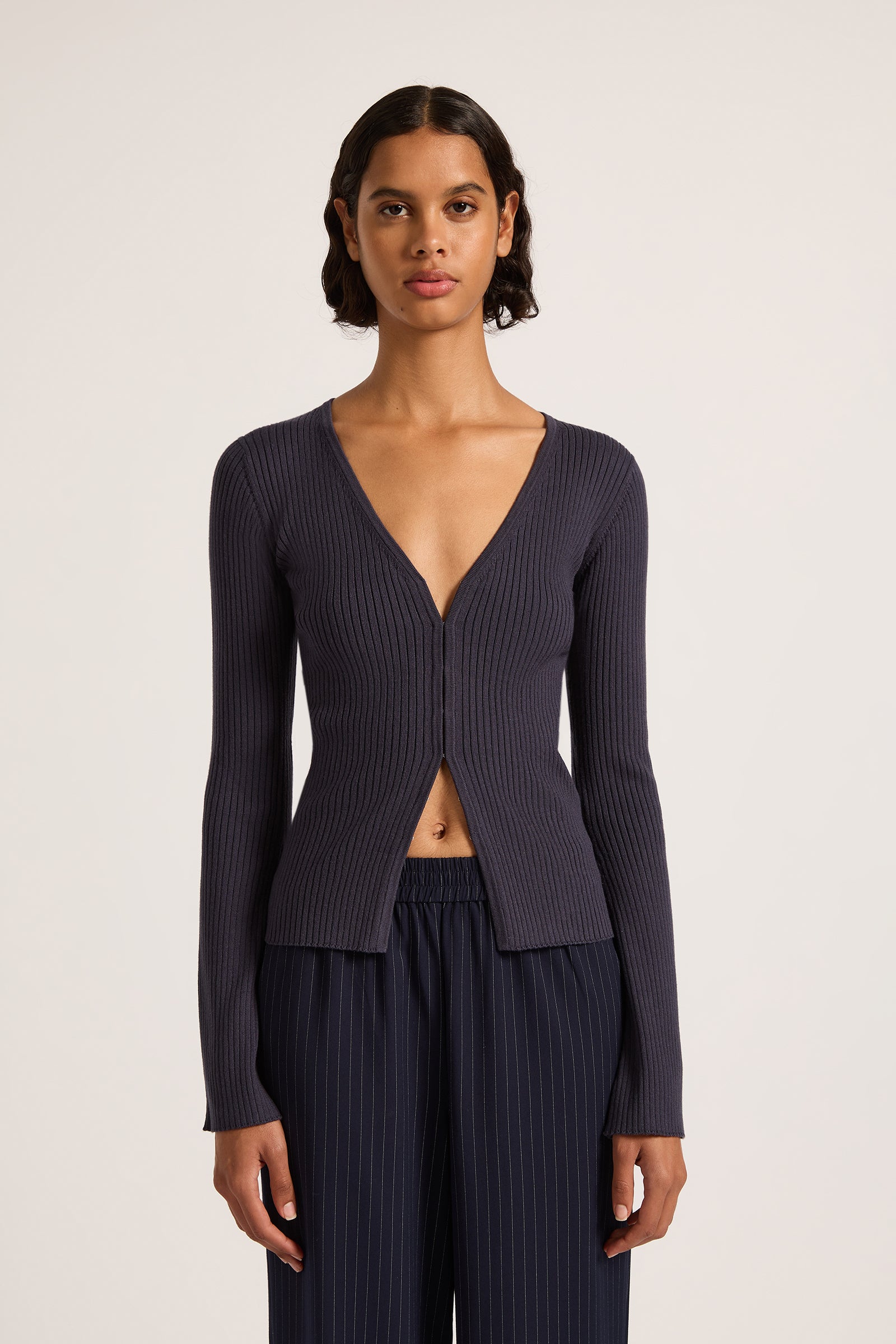 Ettiene Knit Cardigan Indigo 
