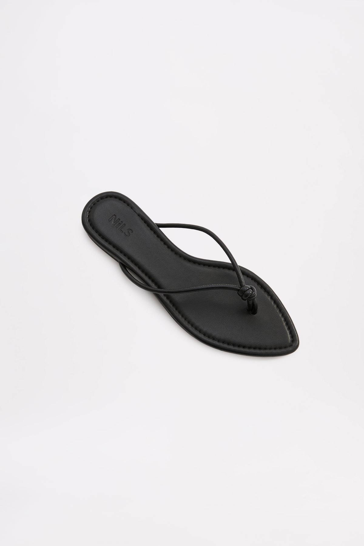 Logan Flat Sandal Black 