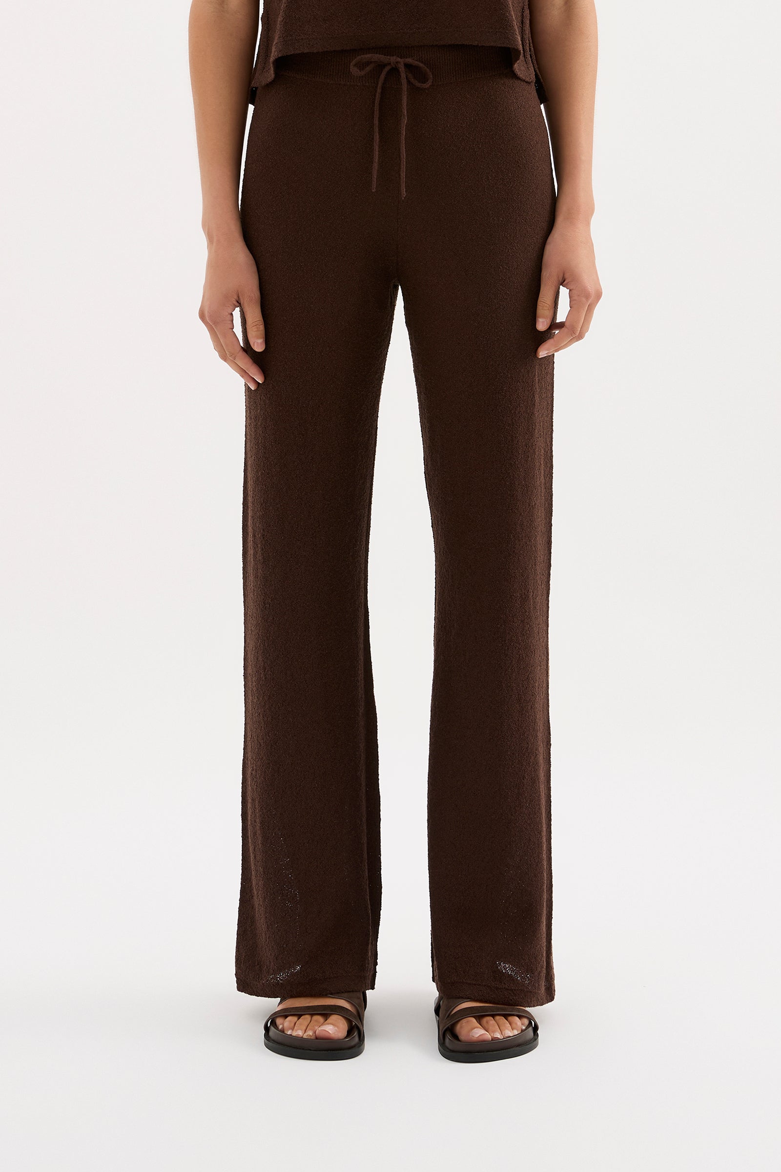 Zosia Knit Pant Chocolate 