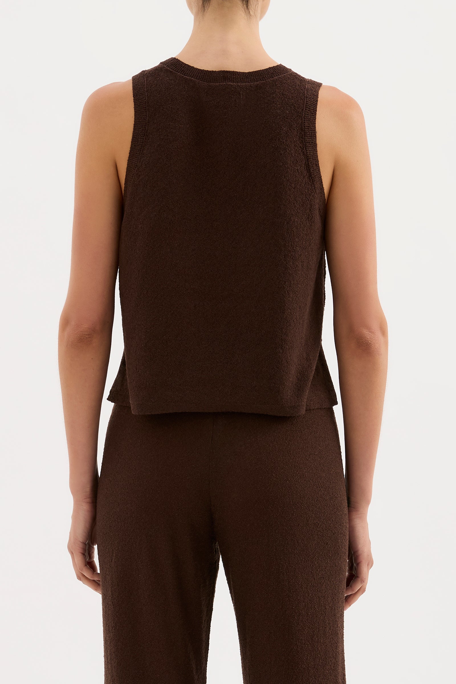 Zosia Knit Tank Chocolate 