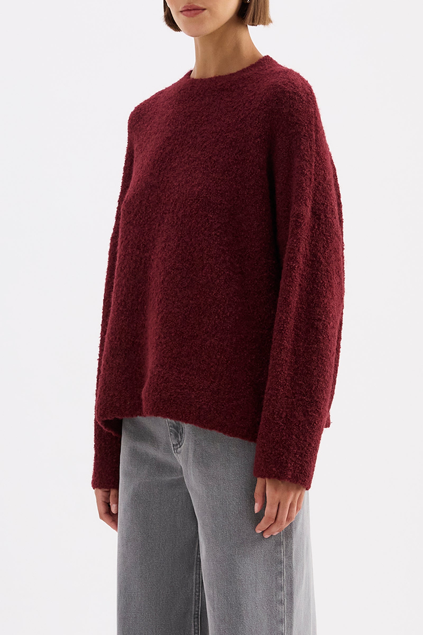 Elias Knit Oxblood 