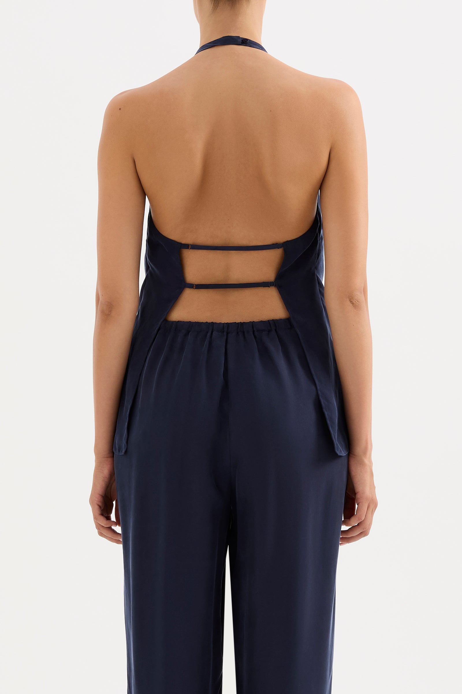 Linnea Cupro Top Ink 