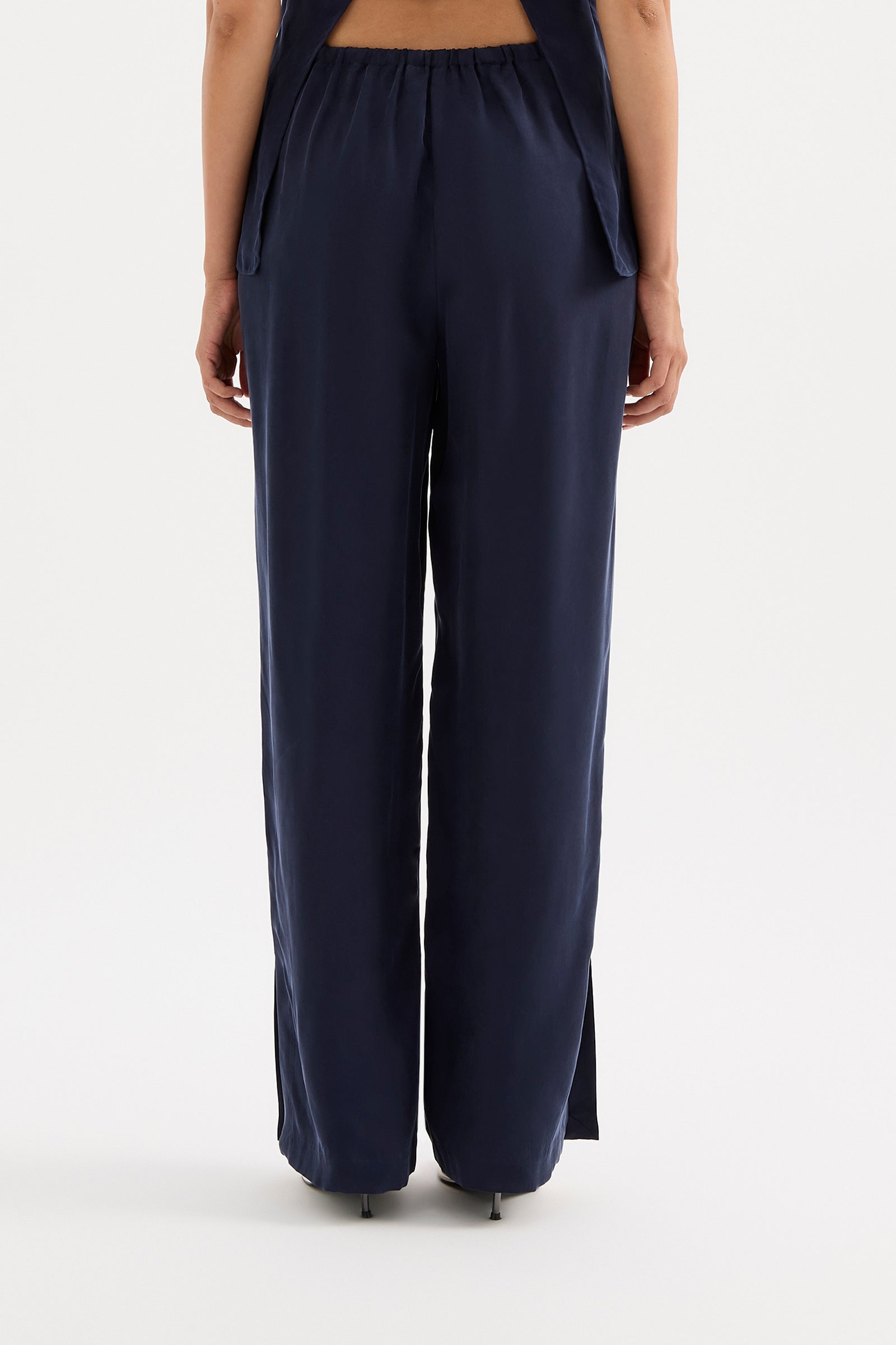 Linnea Cupro Pant Ink 