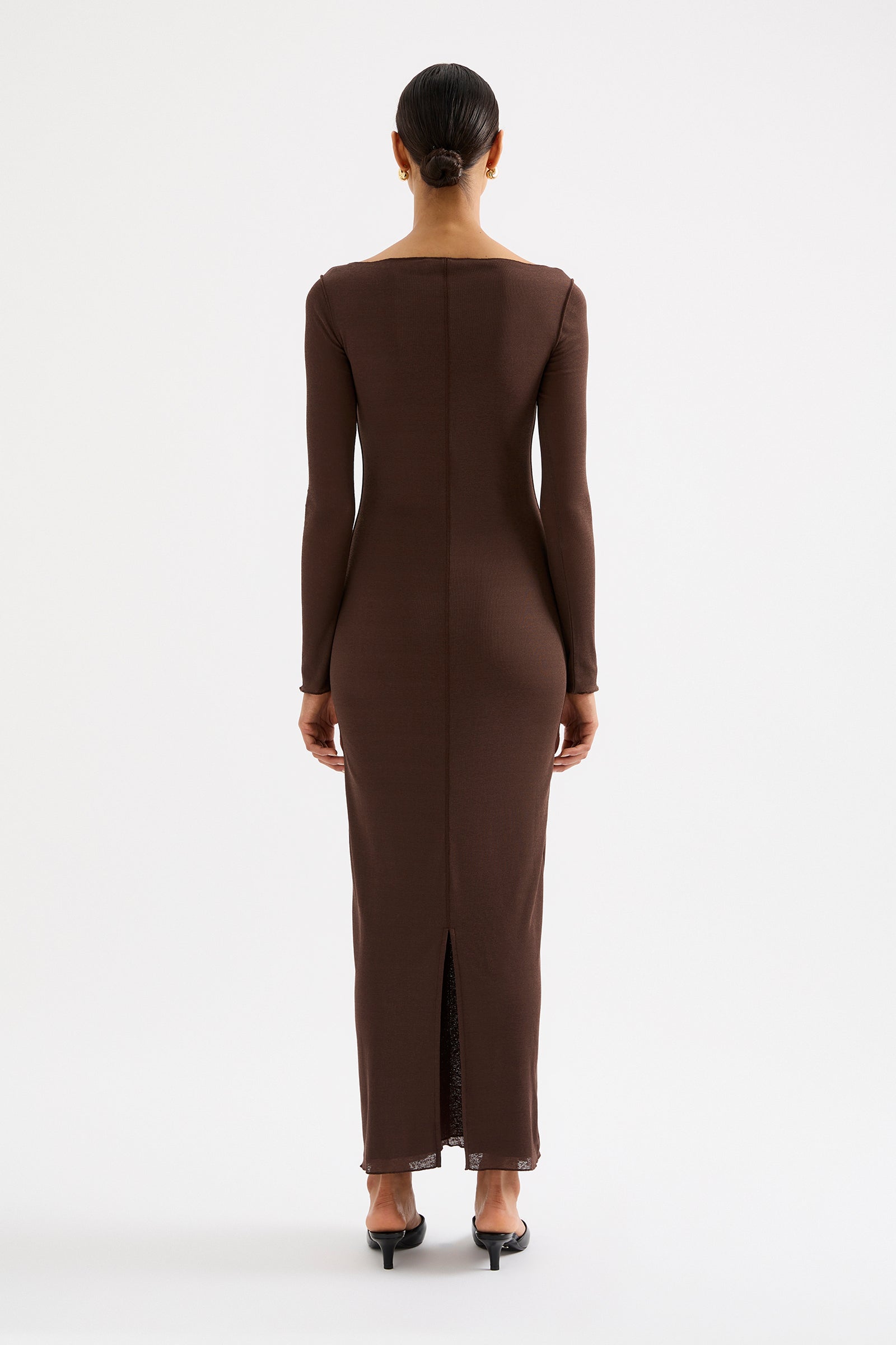 Sabia Maxi Dress Chestnut 