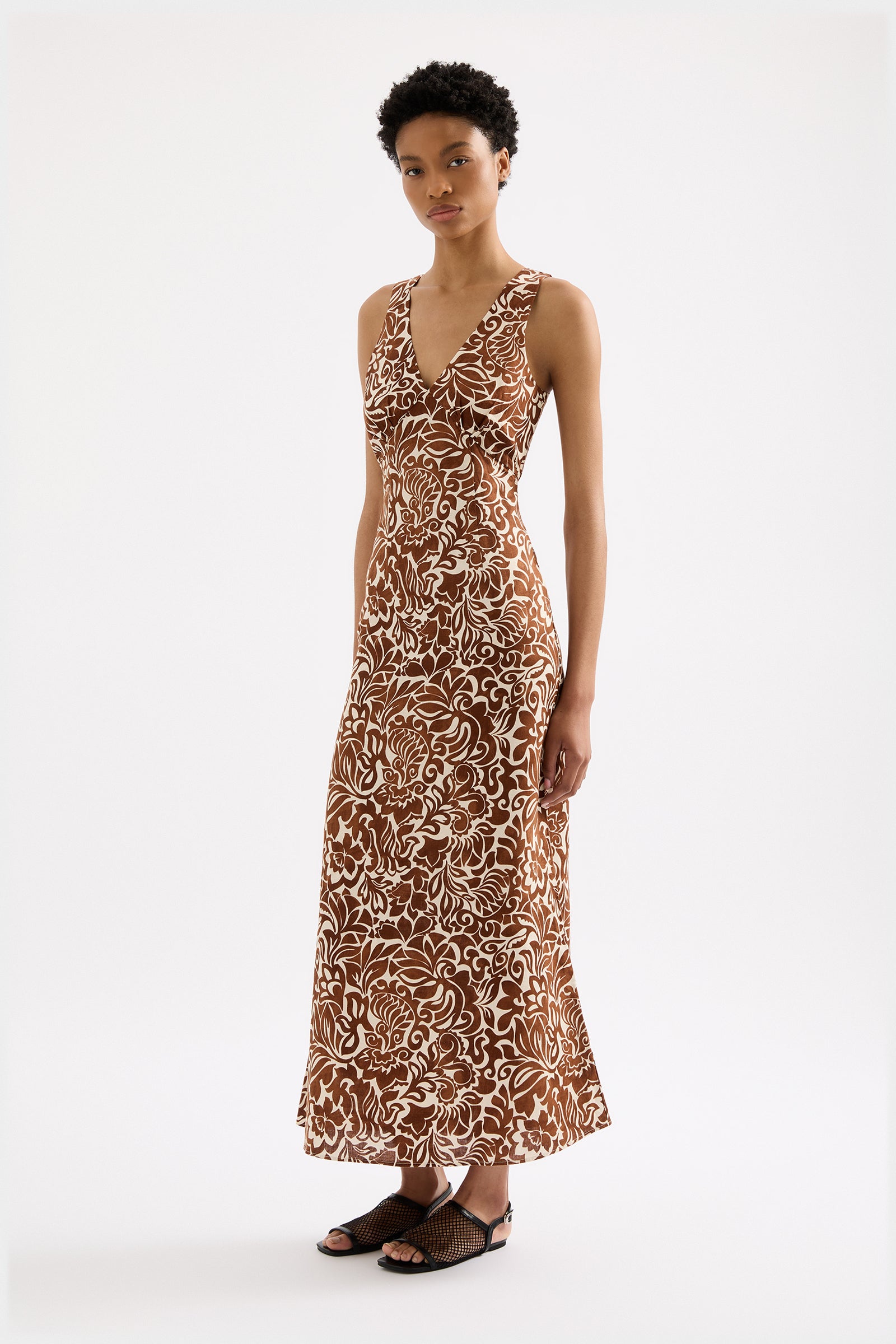 Shop Florense Slip Dress | Nude Lucy Shop Florense Slip Dress | Nude Lucy