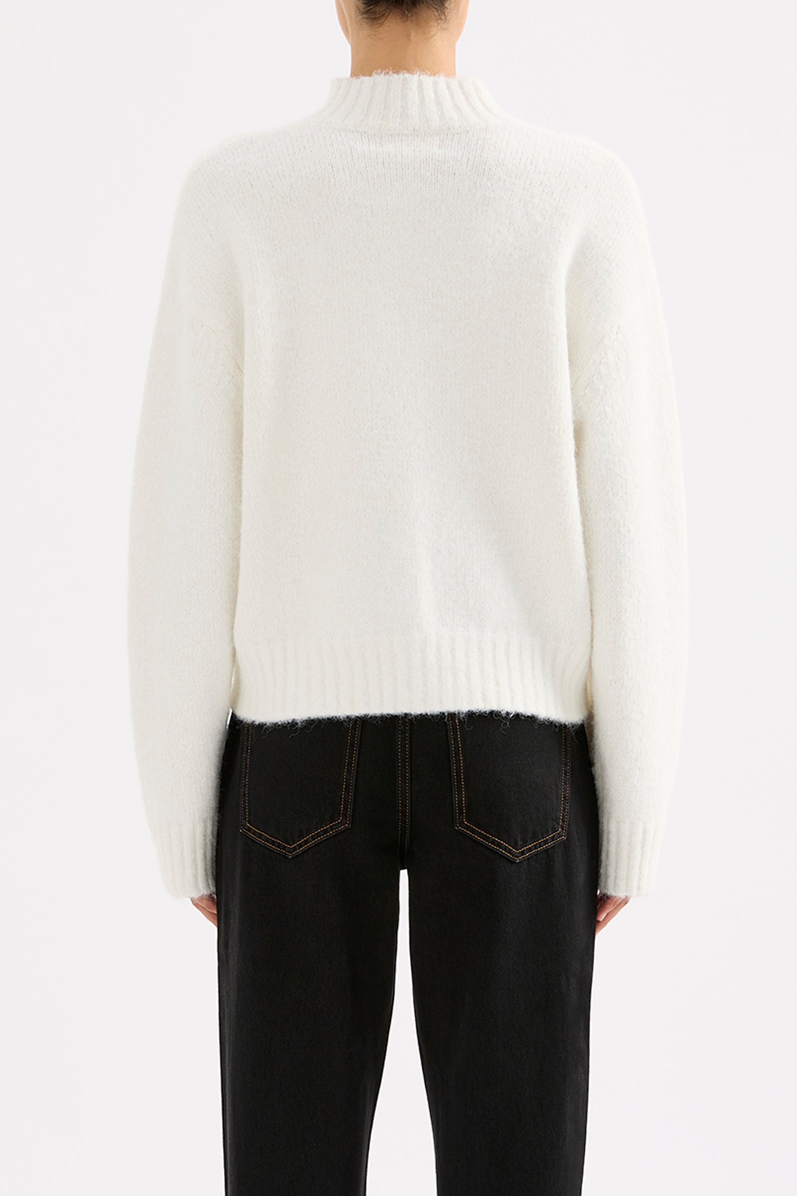 Sia Knit Cardigan Salt 