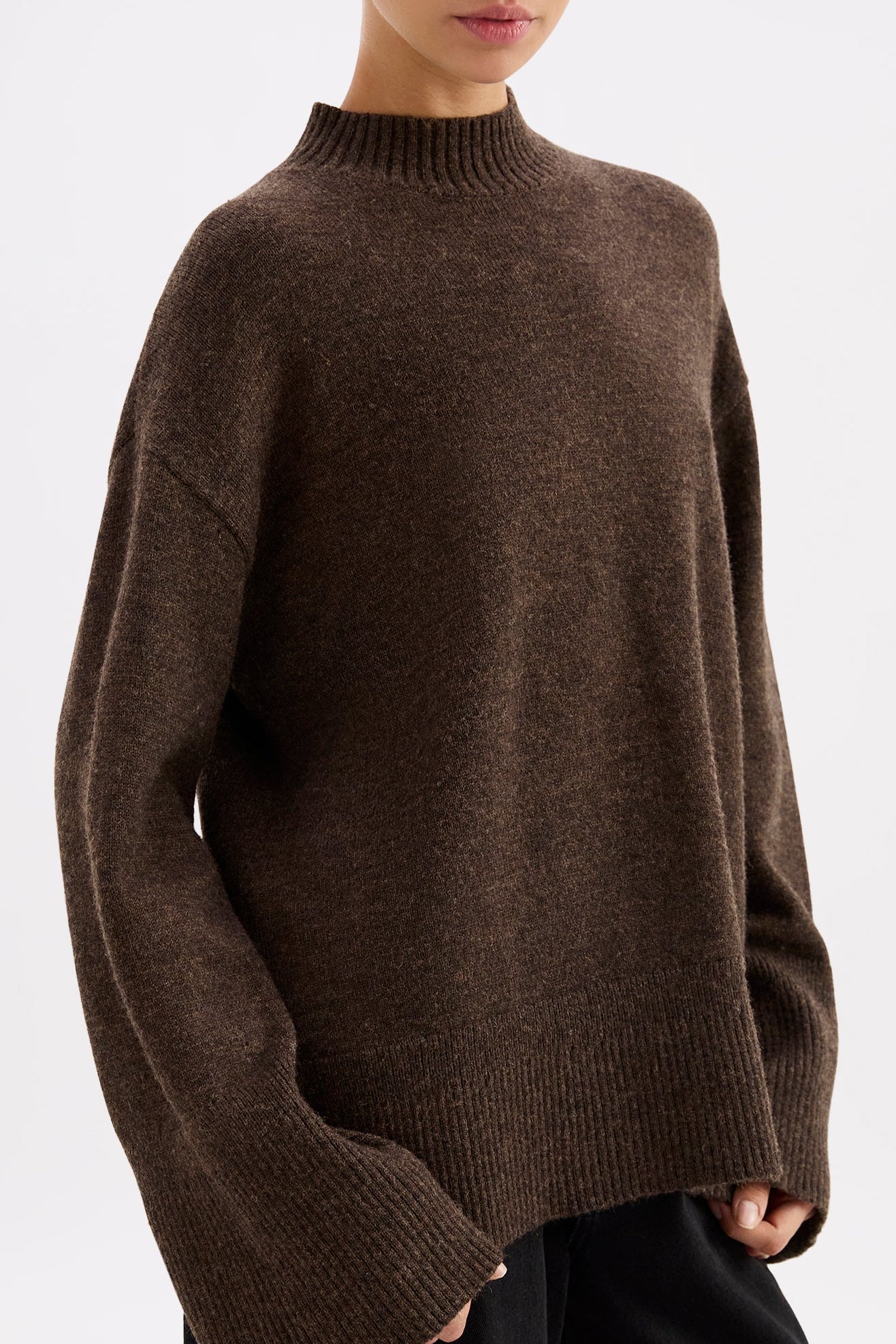 Zahra Classic Knit Dark Chocolate 