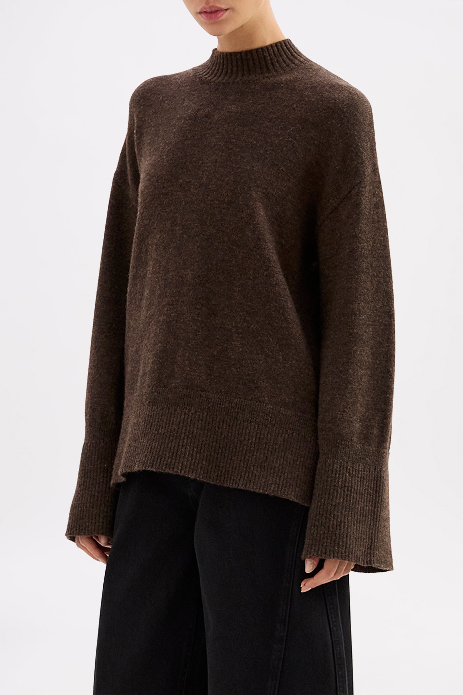 Zahra Classic Knit Dark Chocolate 