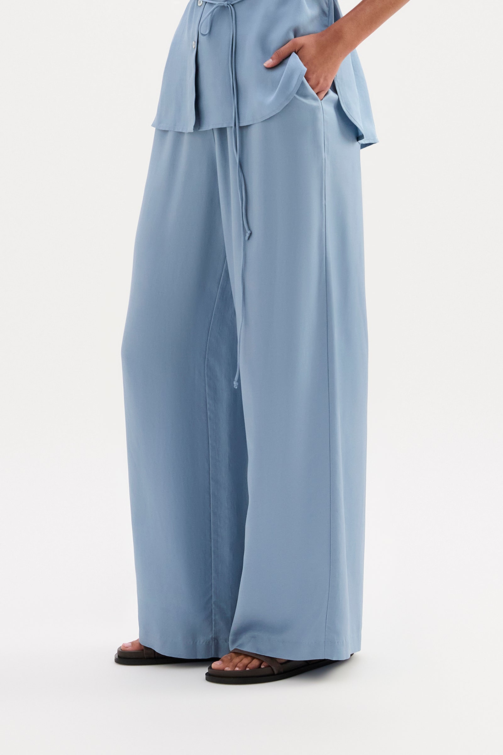 Lawton Tencel Pant Frost 