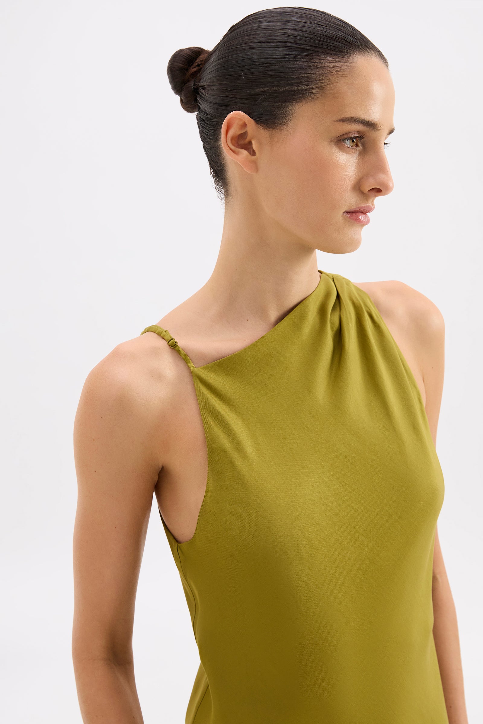 Anthea Tencel Maxi Dress Avocado 