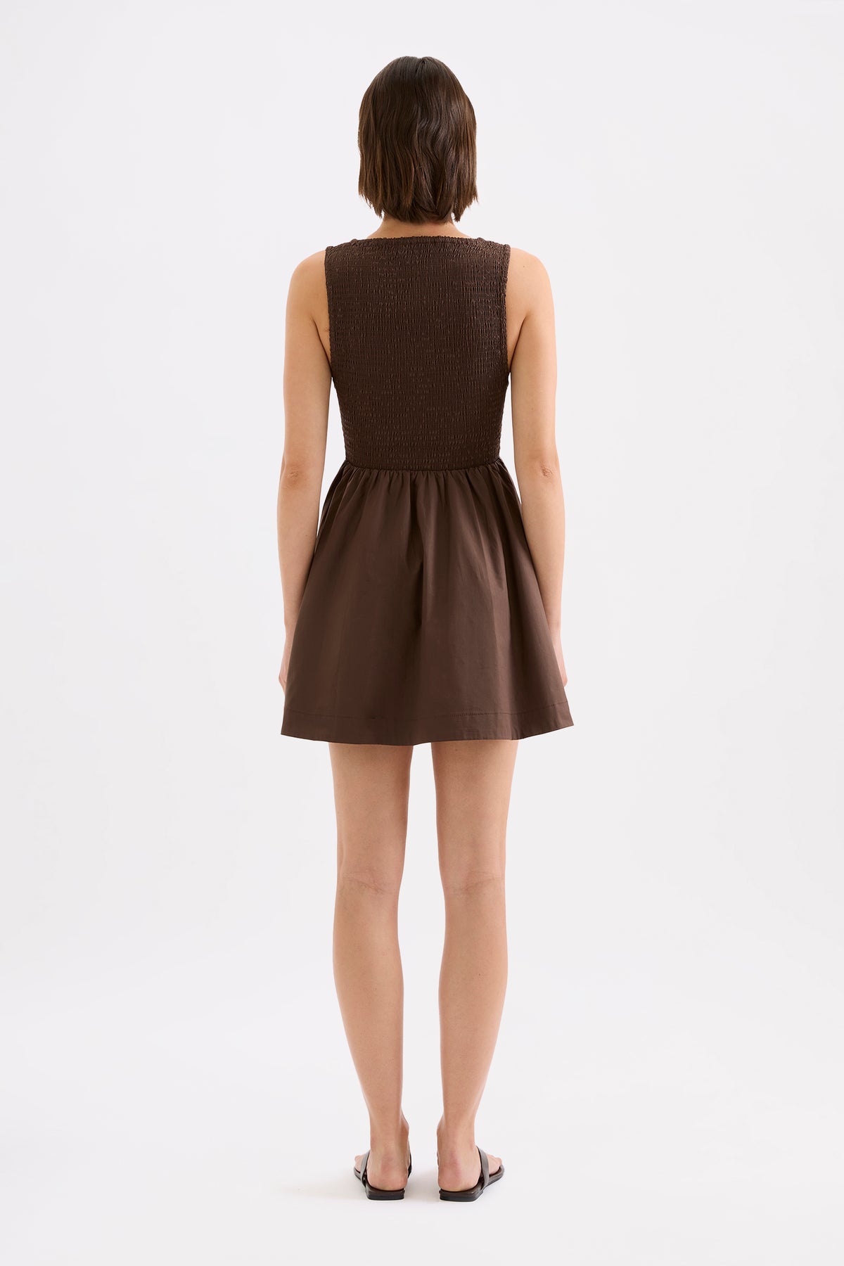 Emely Mini Dress Chocolate 