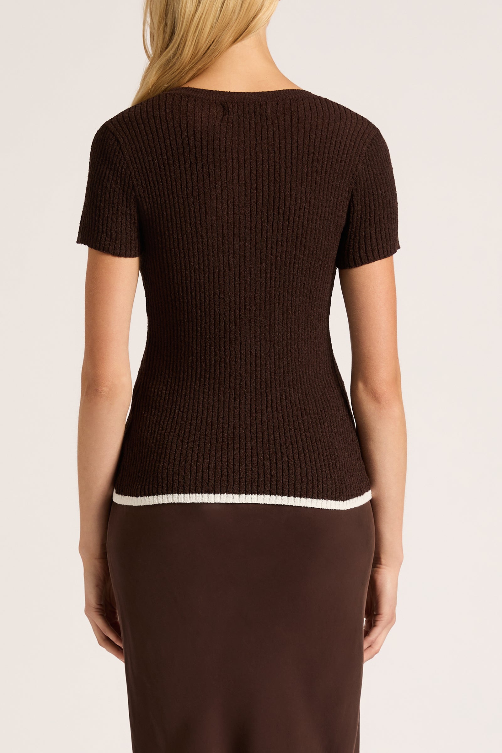 Perez Knit Top Raisin 