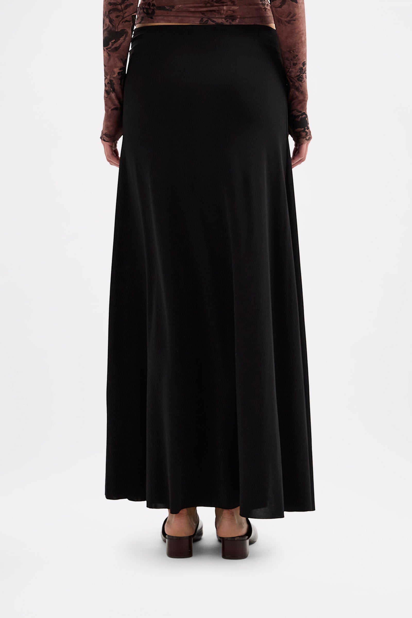 Evangeline Maxi Skirt Black 