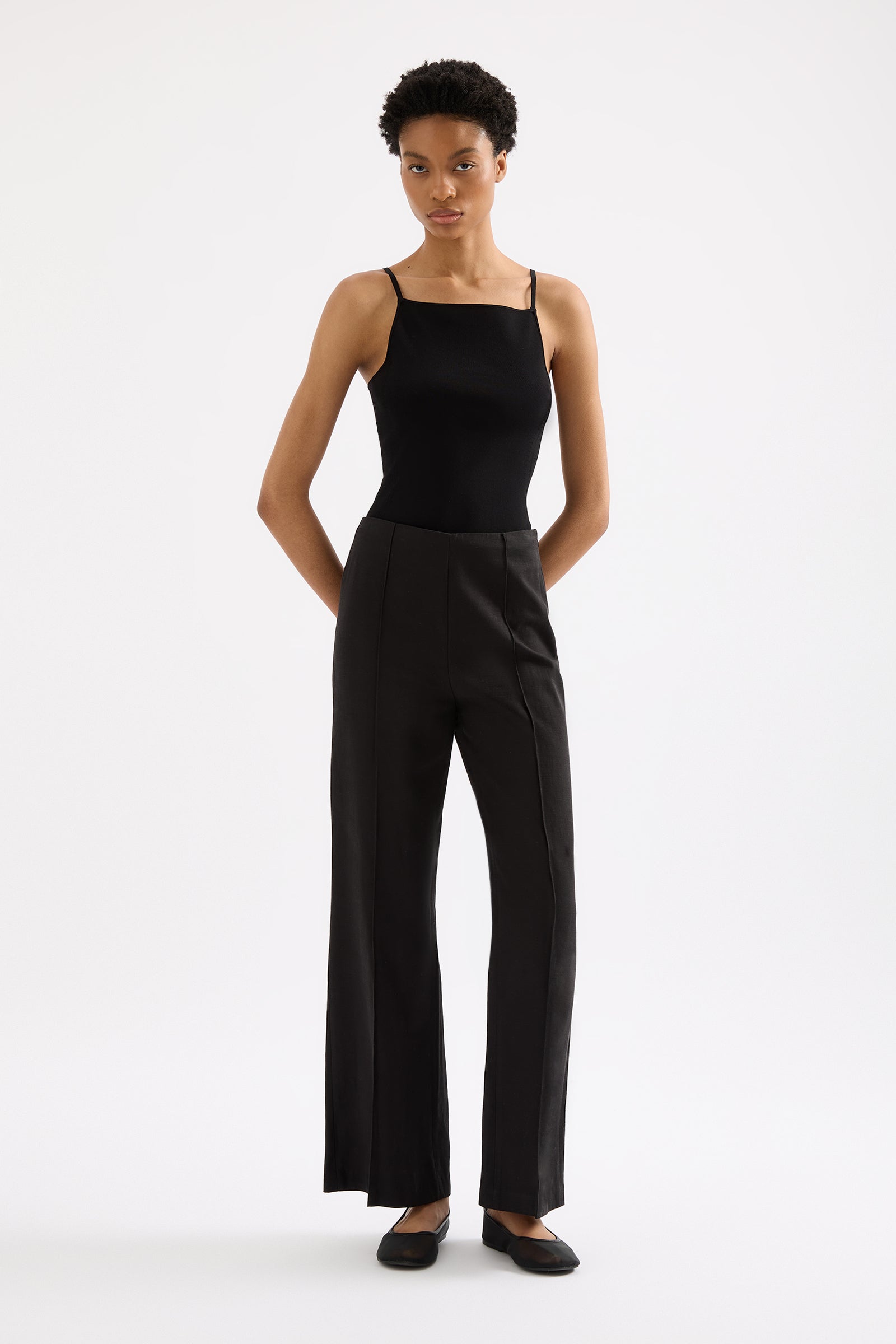 Amory Knit Cami Black 