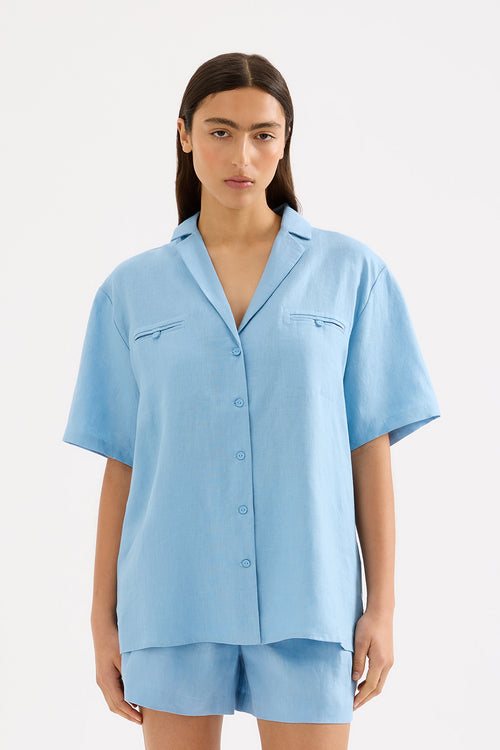 THILDA LINEN SHIRT