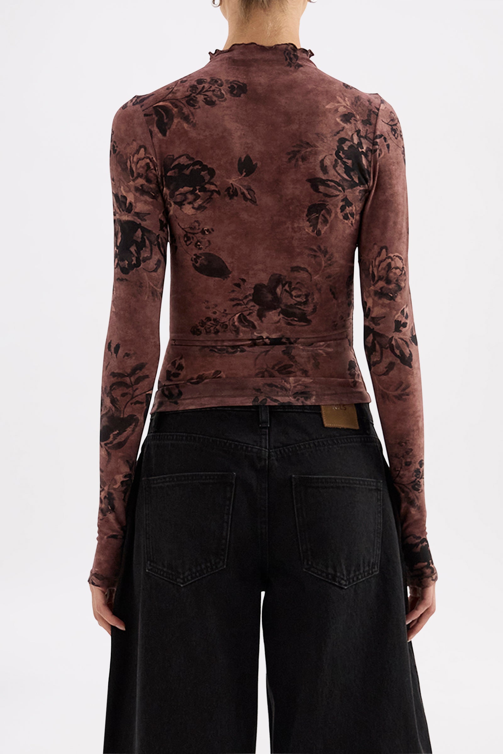 Nympheas Mesh Ls Top Nympheas 