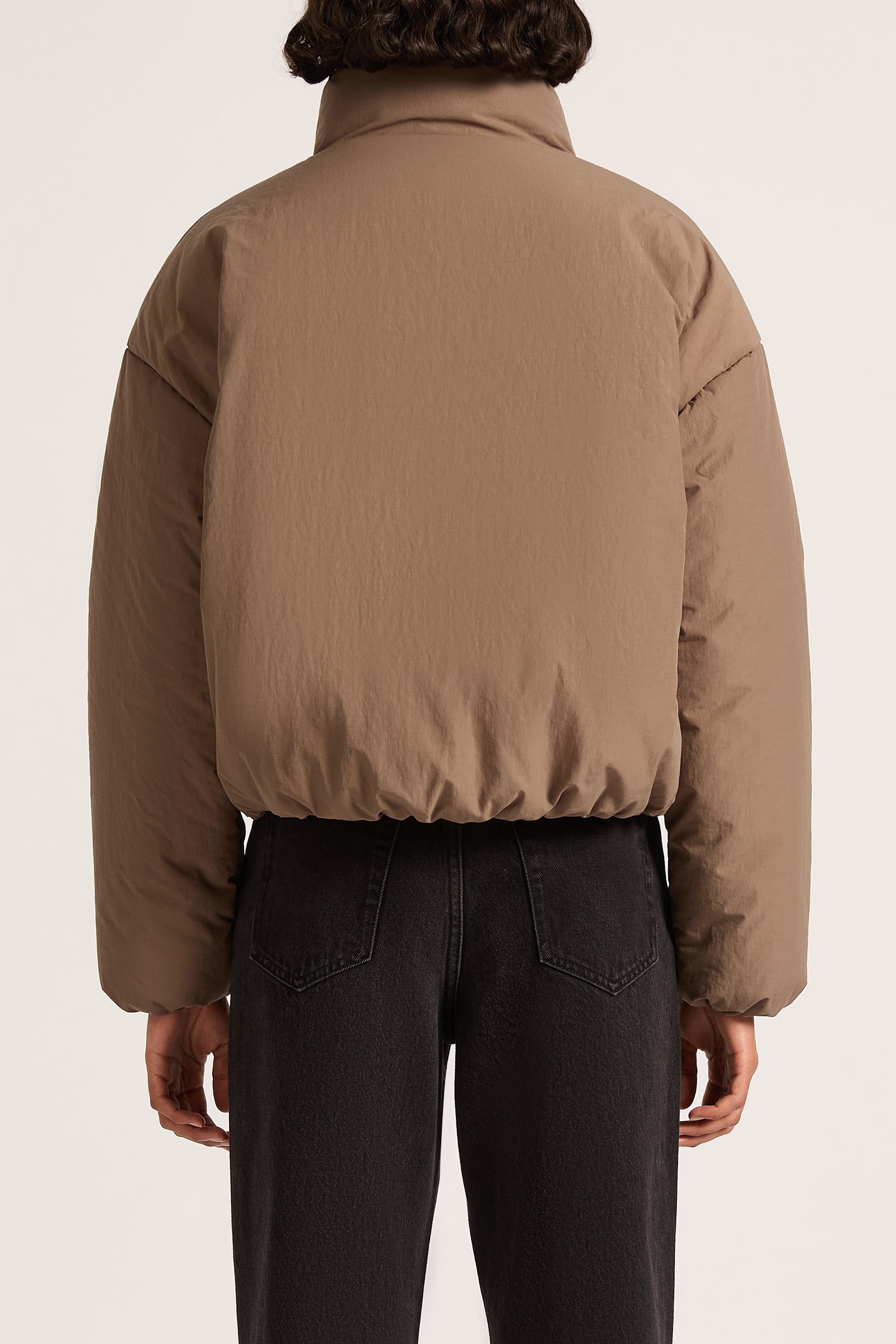 Xander Puffer Jacket Taupe 