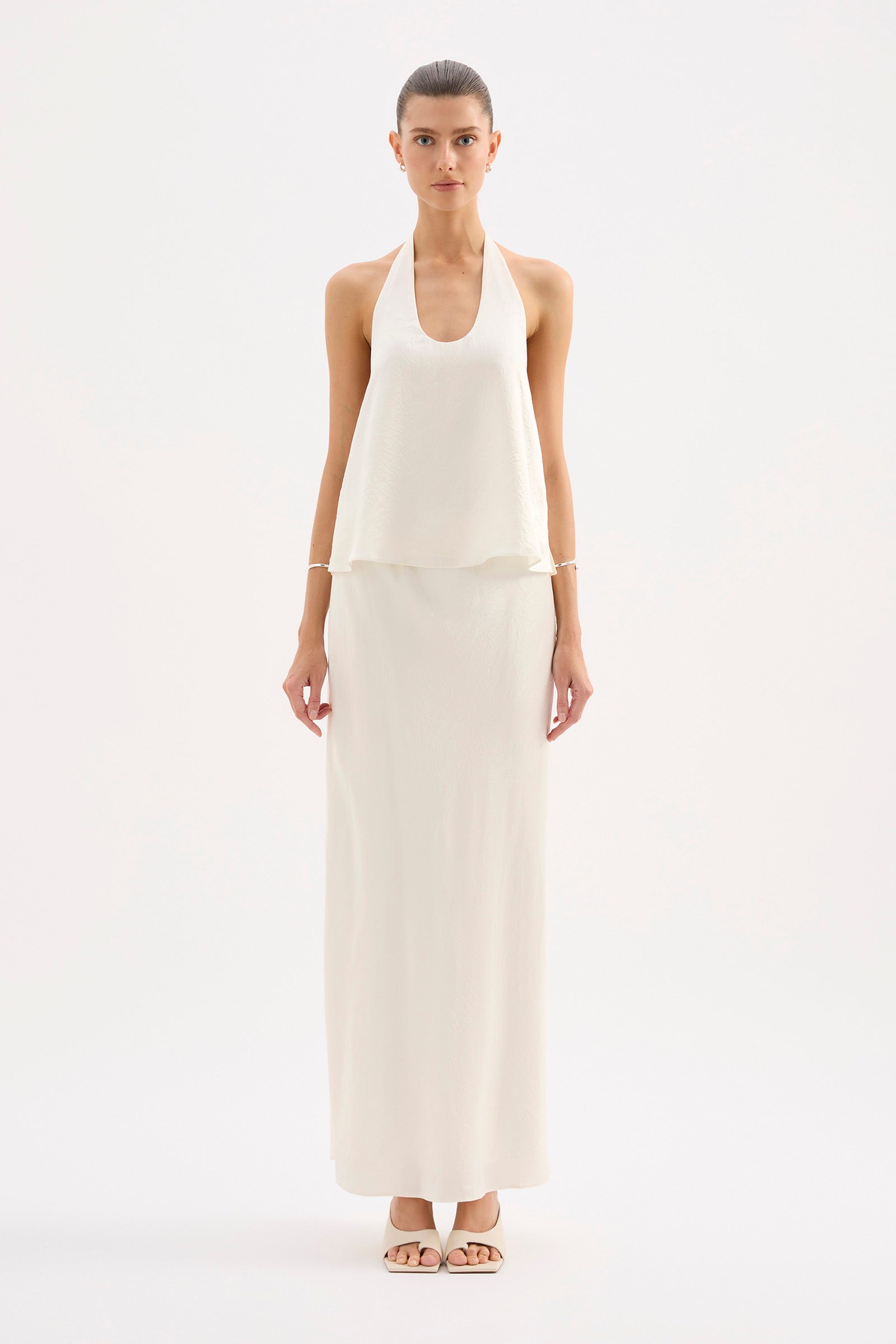 Ana Maxi Skirt Pearl 