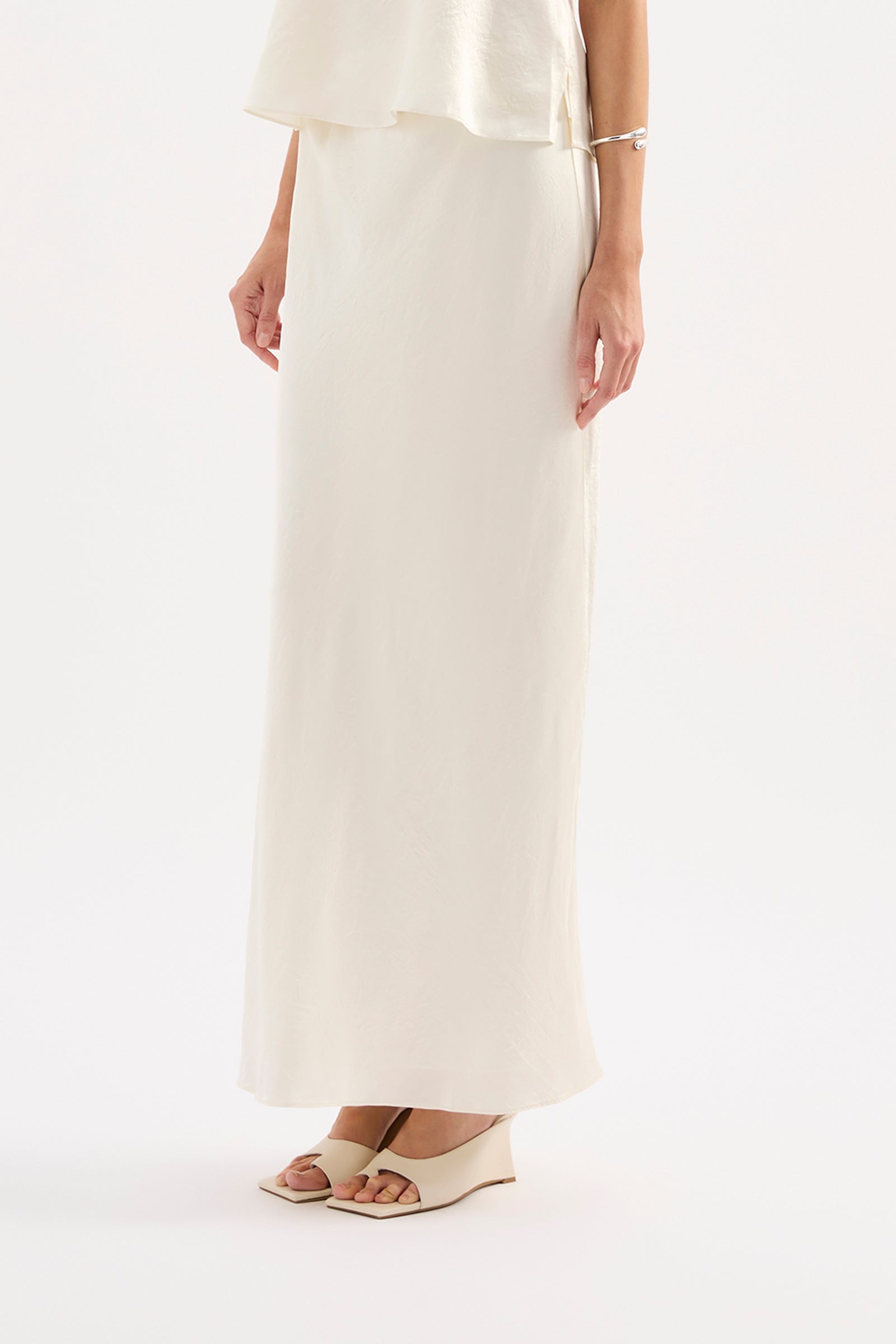 Ana Maxi Skirt Pearl 