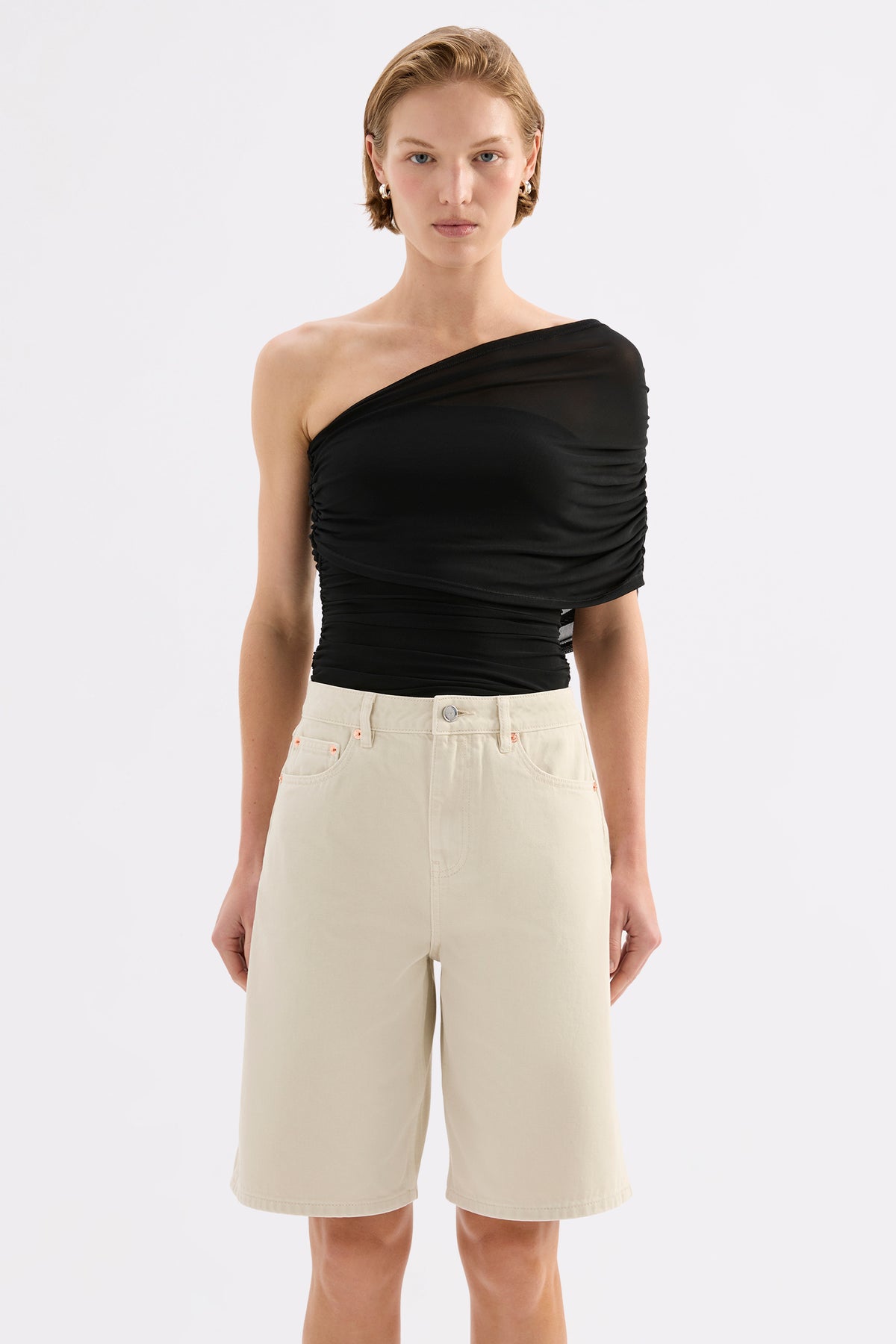 Myles Denim Short Chalk 