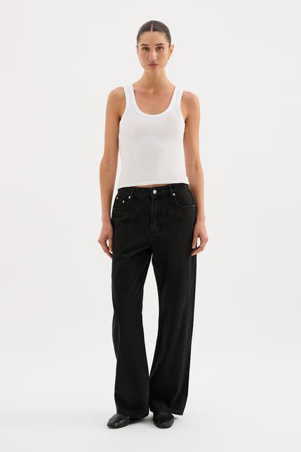 Organic Baggy Jean Vintage Black 