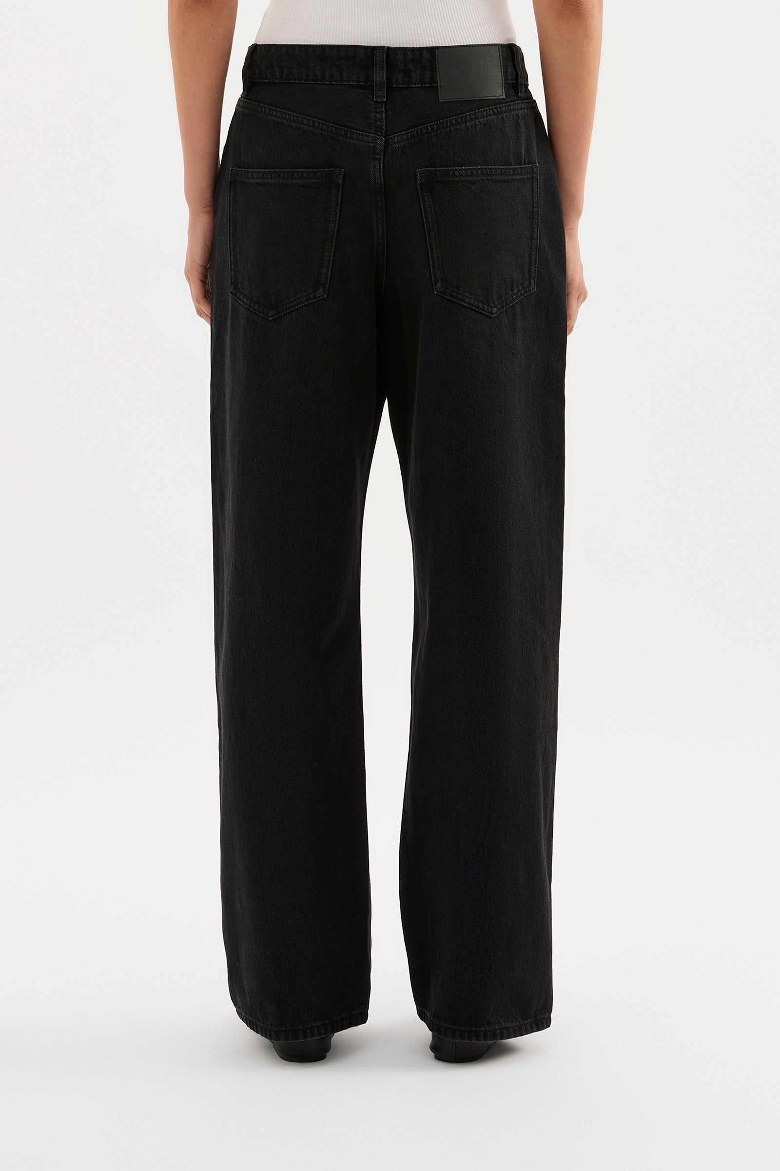 Organic Baggy Jean Vintage Black 
