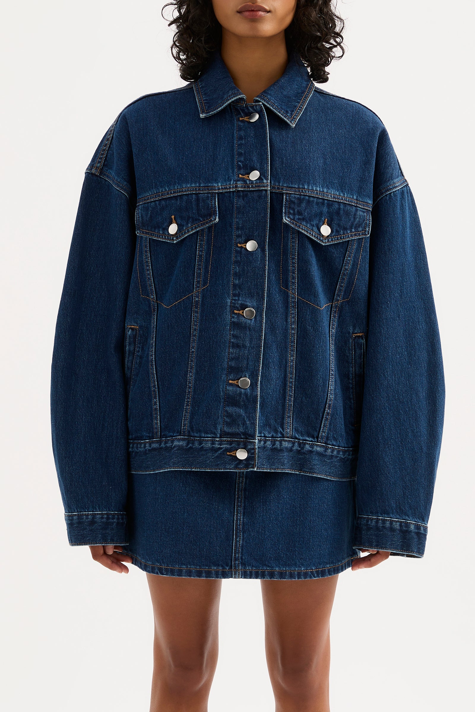 Sia Denim Jacket Force Blue 