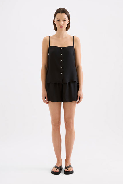 Willa Tencel Top Black 