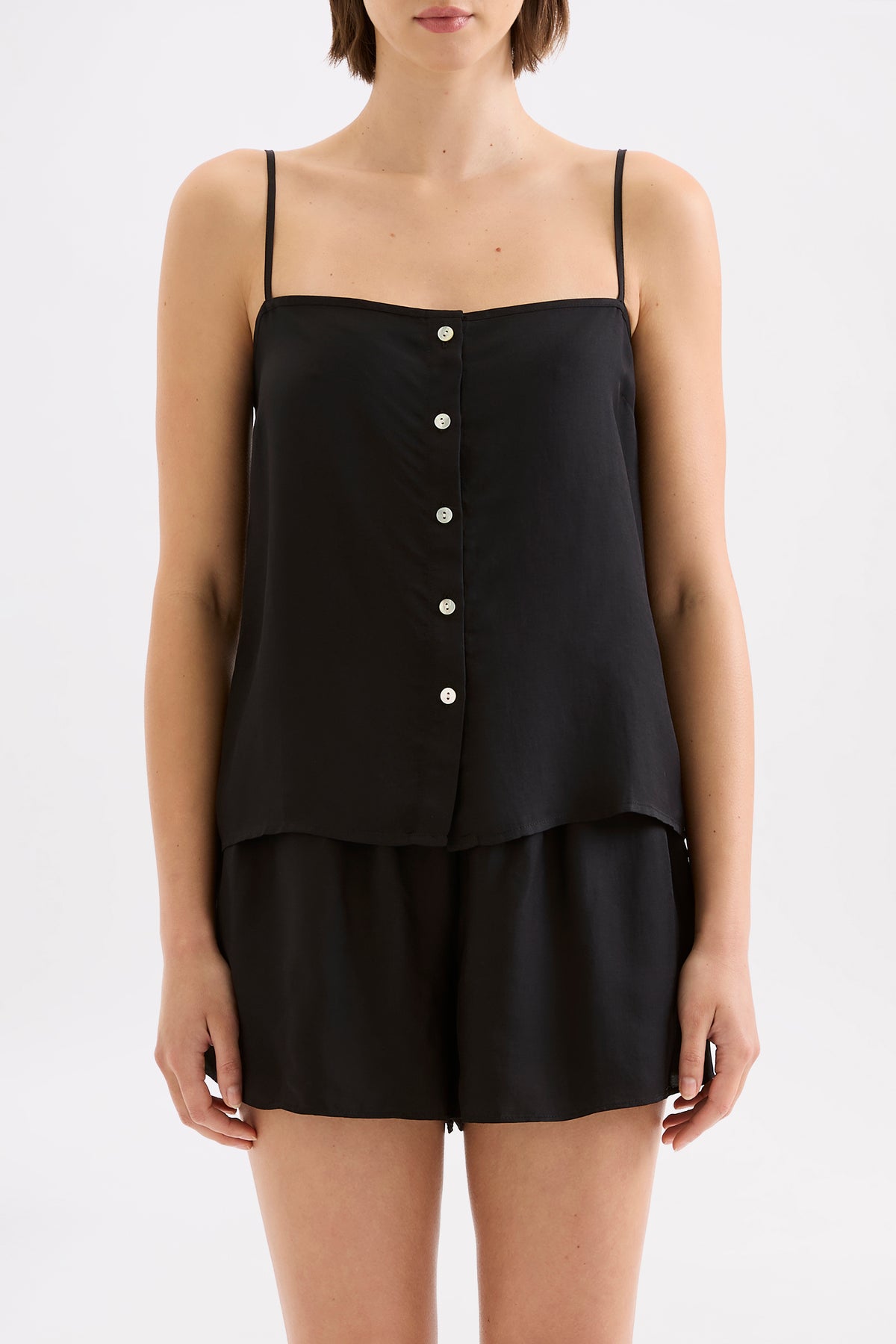 Willa Tencel Top Black 