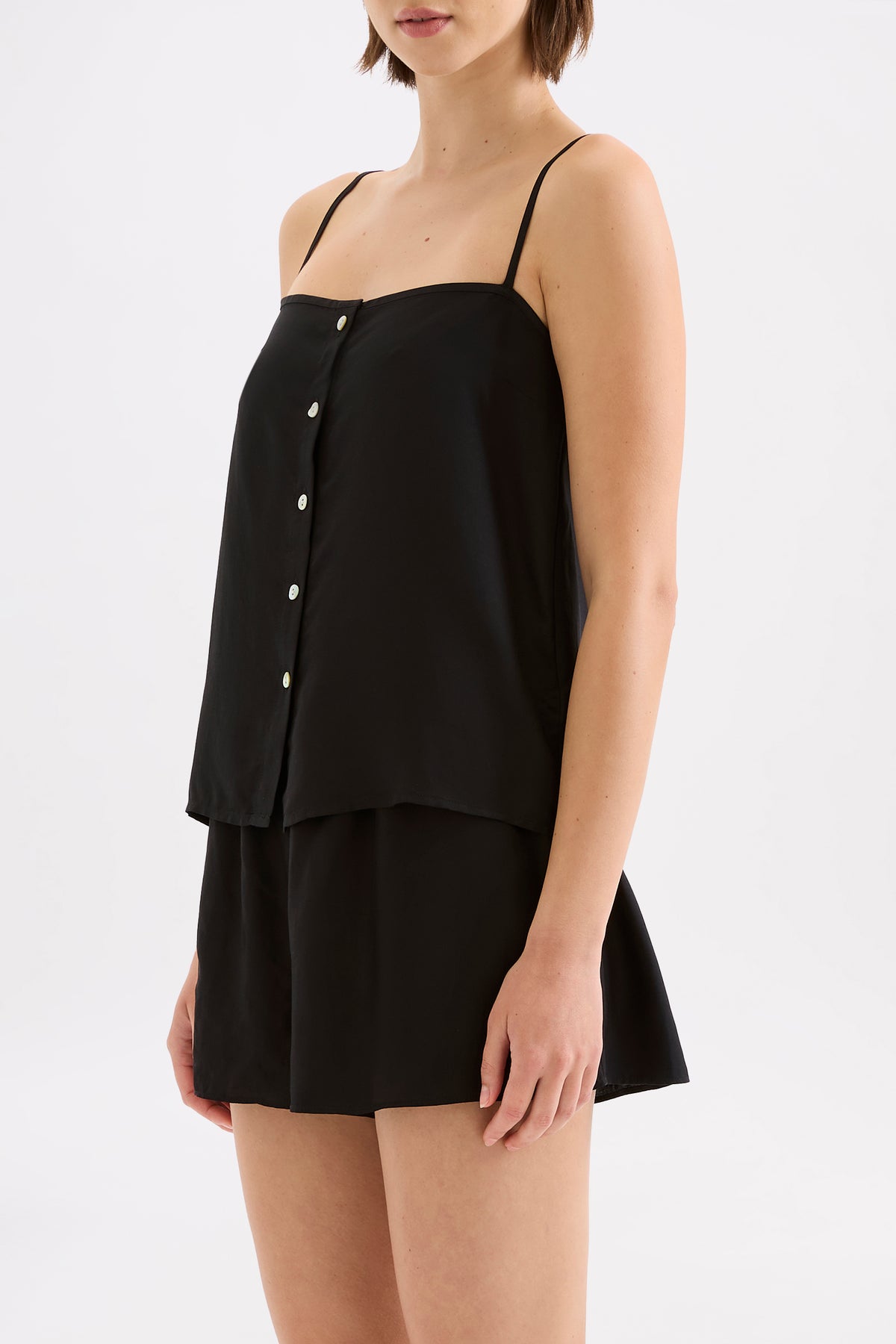 Willa Tencel Top Black 
