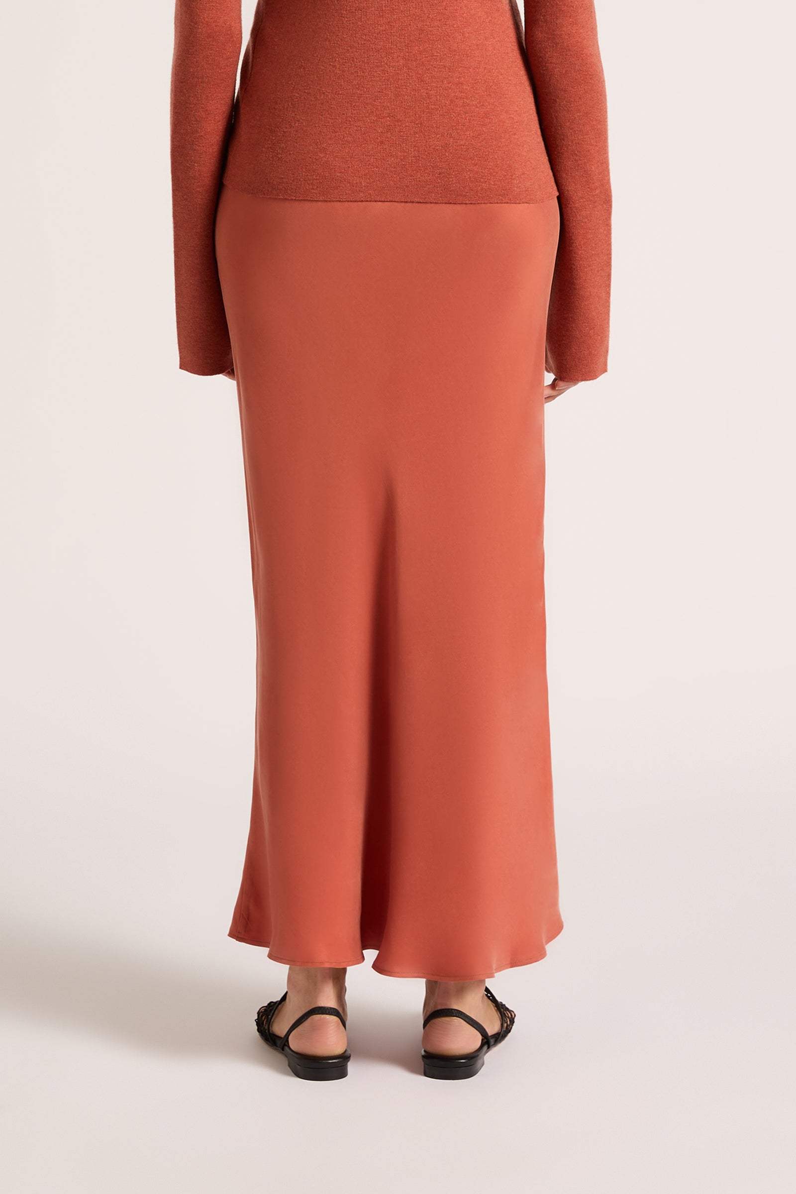 Lea Cupro Skirt Rose 