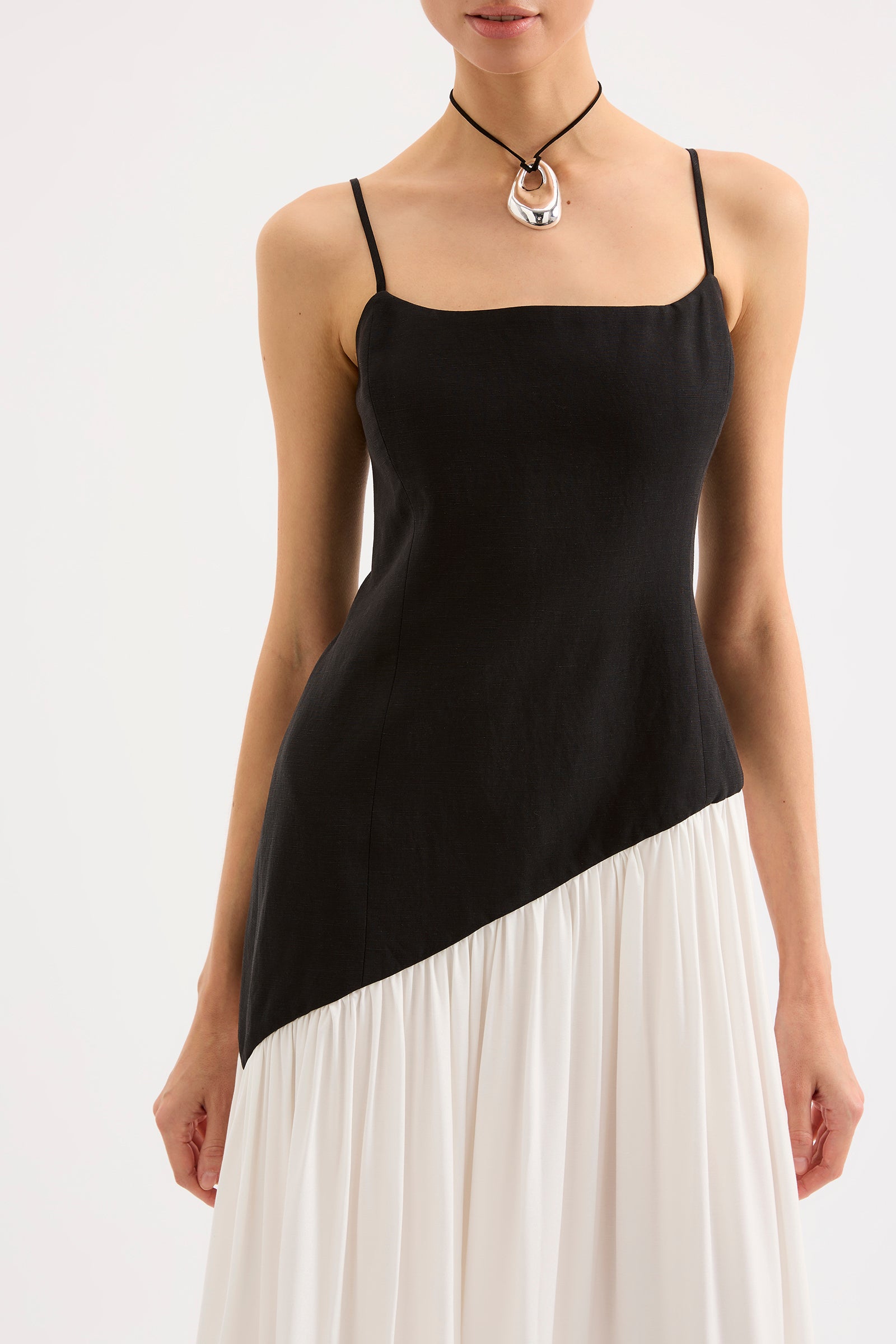 Cosette Maxi Dress Black Splice 