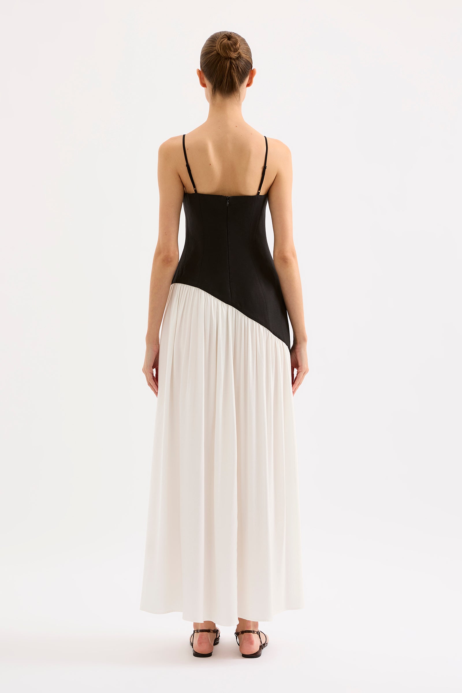 Cosette Maxi Dress Black Splice 