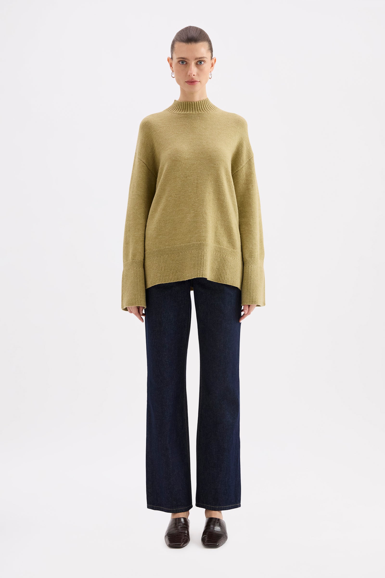 Zahra Classic Knit Lime 