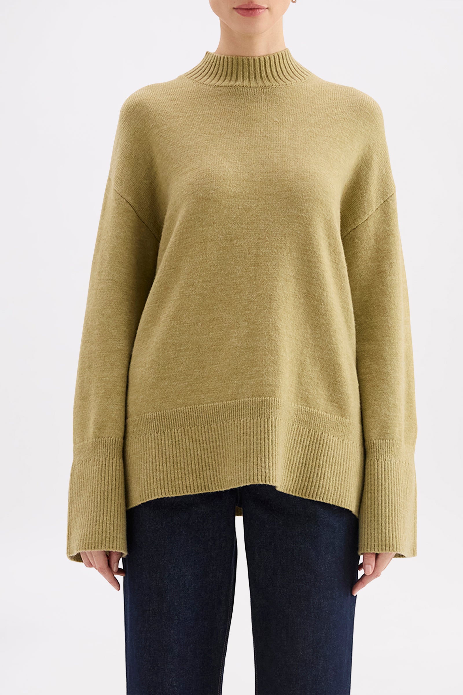 Zahra Classic Knit Lime 