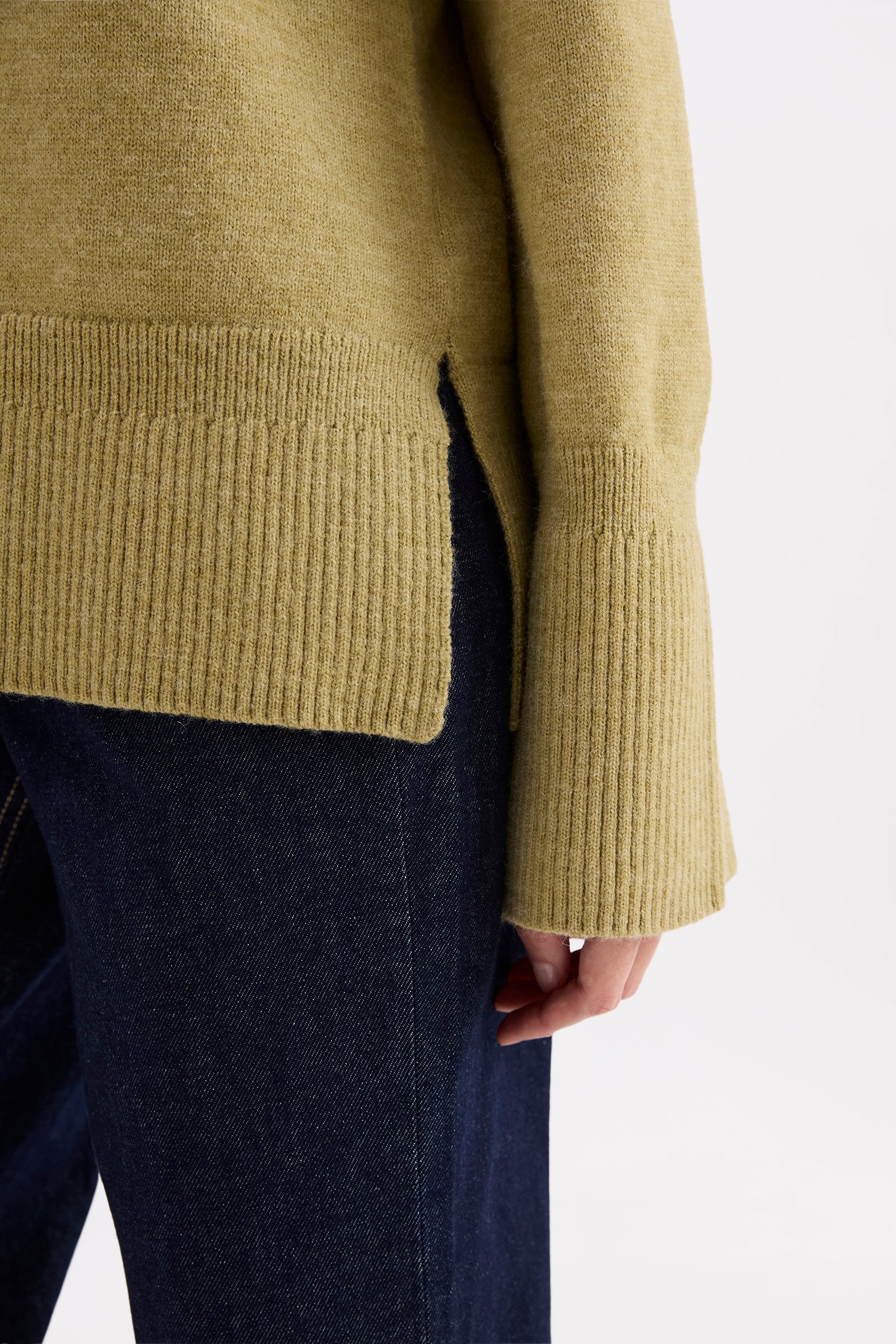 Zahra Classic Knit Lime 
