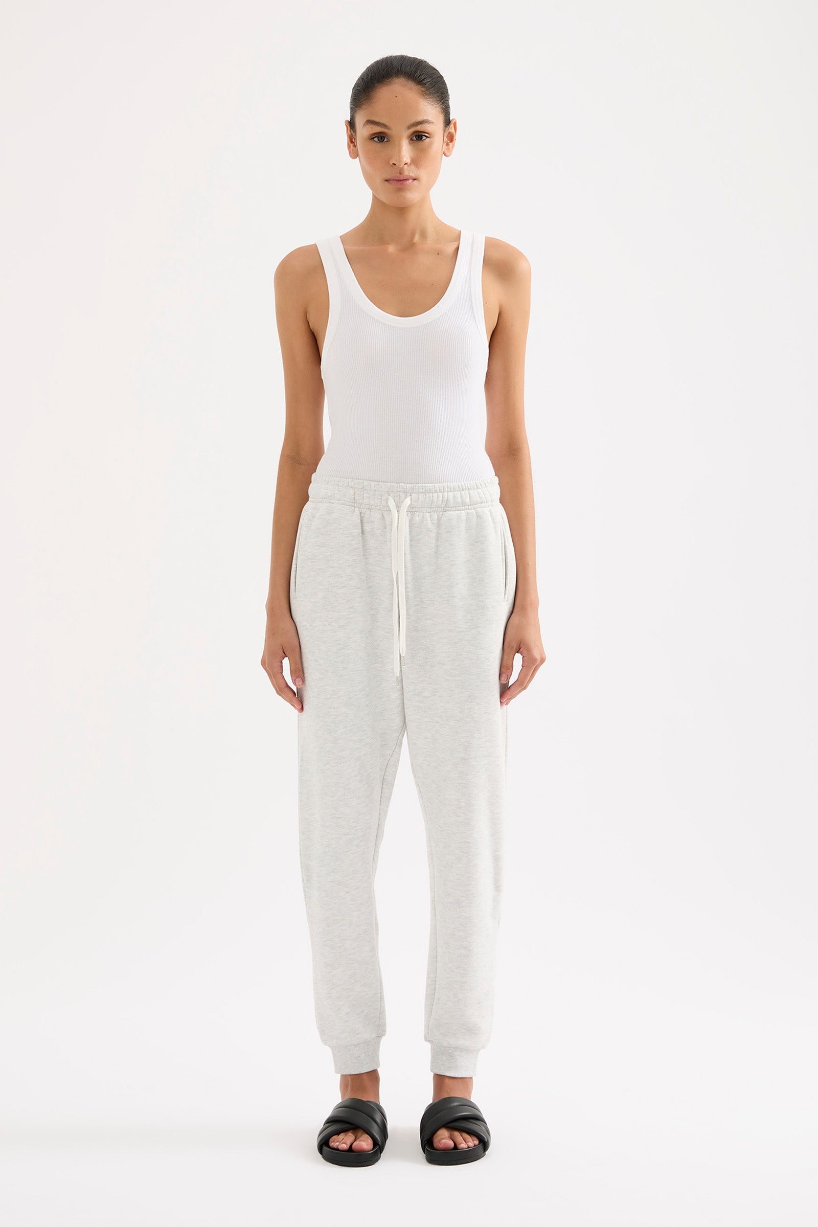 Carter Classic Trackpant Snow Marle 