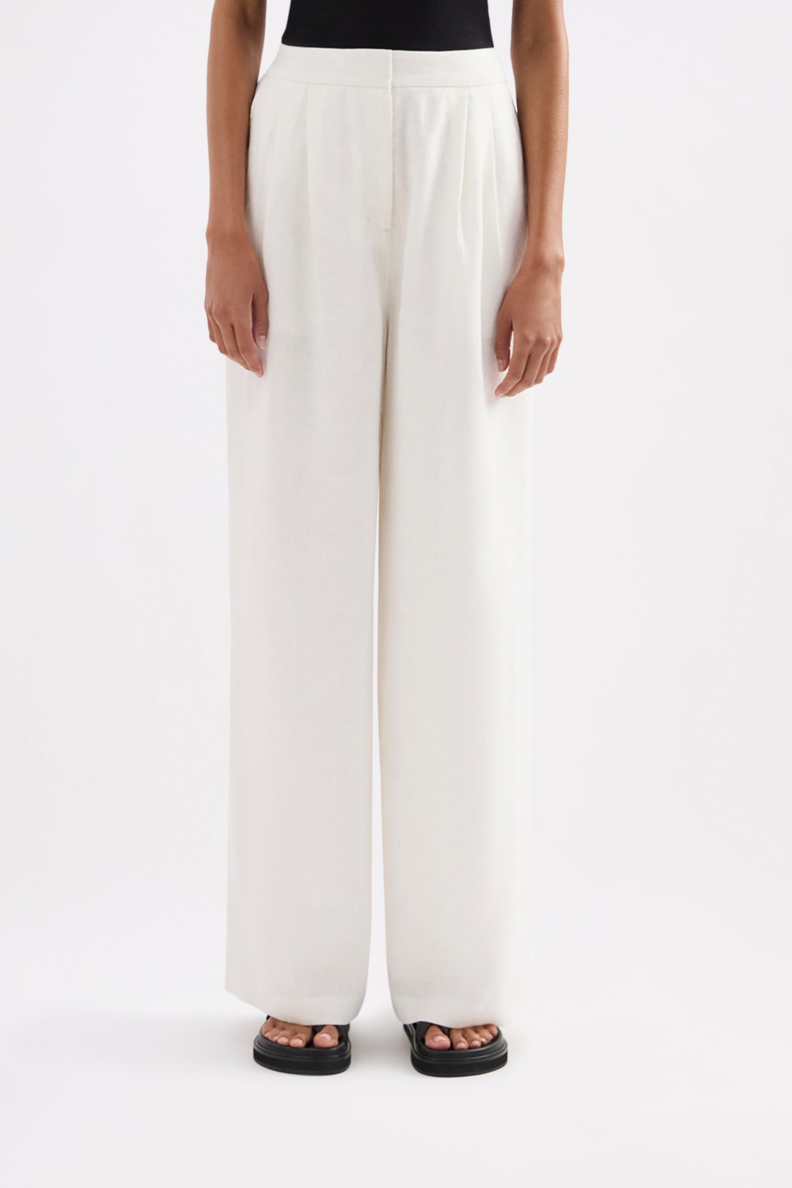 Thilda Linen Pant White 