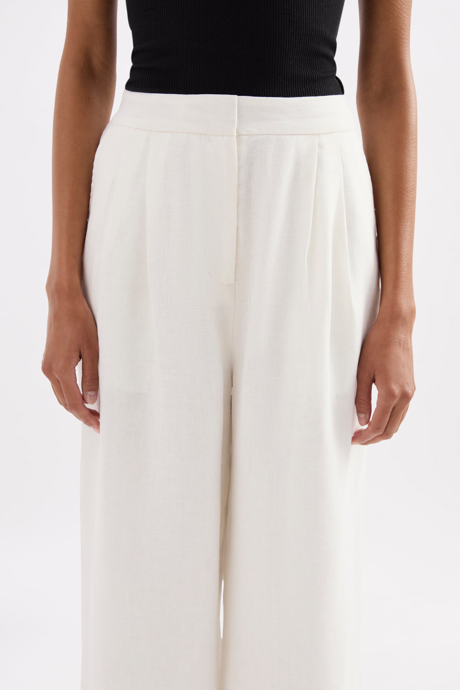 Thilda Linen Pant White 