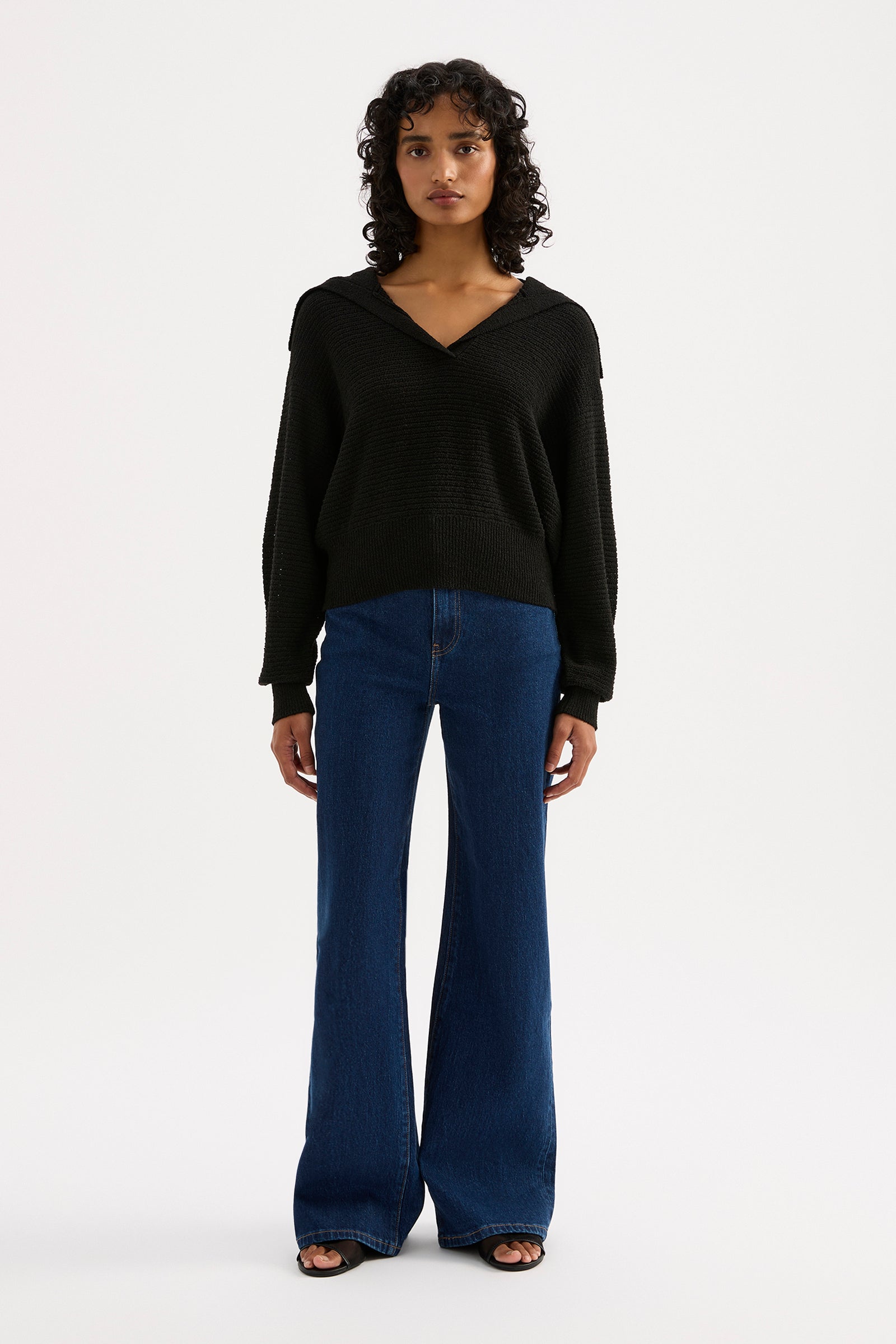 Thera Rugby Knit Black 