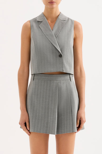 Cilia Vest Steel Stripe 
